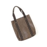 Louis VUITTON année 2008 - Sac " Beaubourg " 30cm en toile damier ébène, double [...]