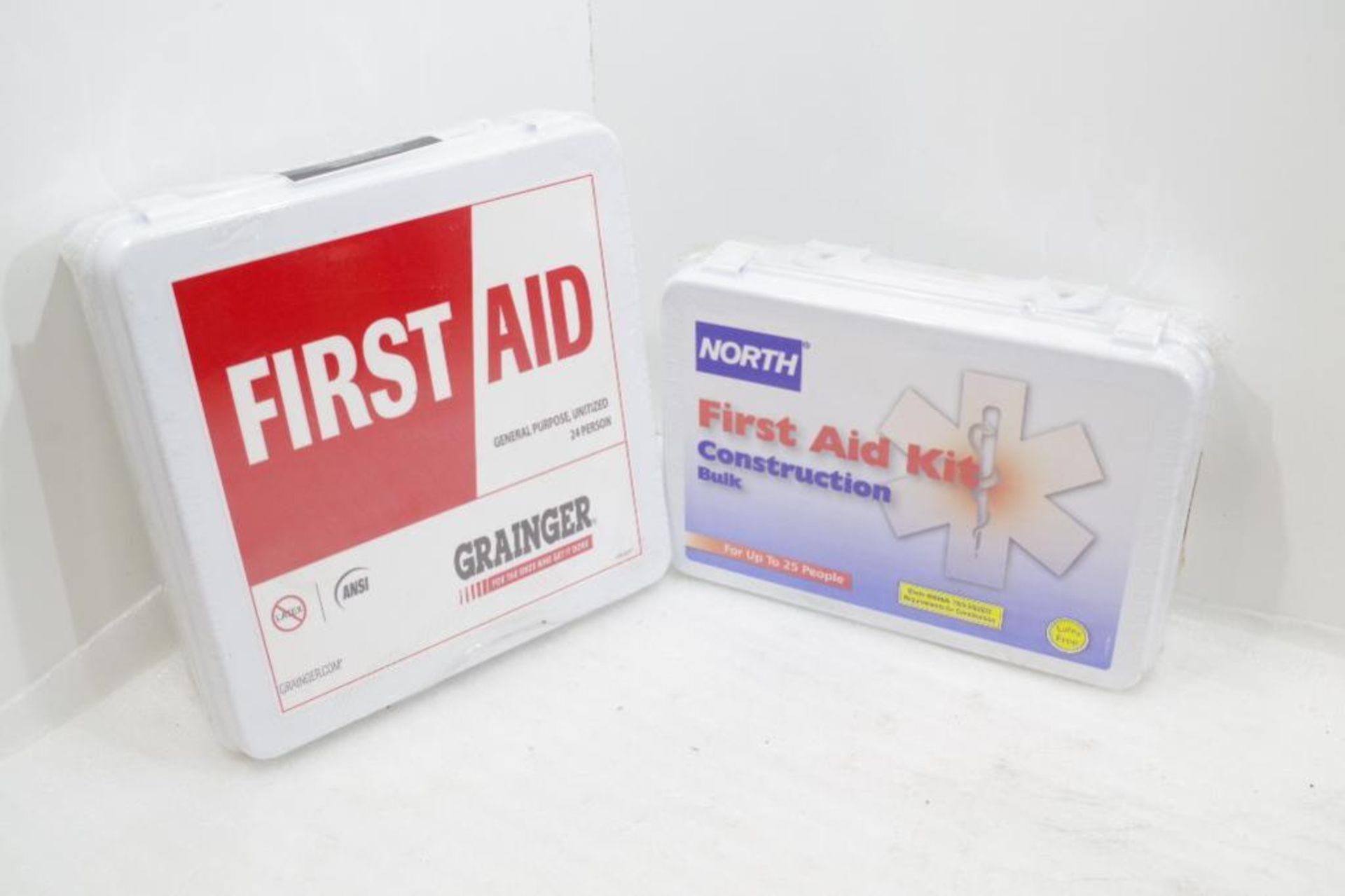 GRAINGER / NORTH General Purpose First Aid Kit & NORTH Construction Site First Aid Kit