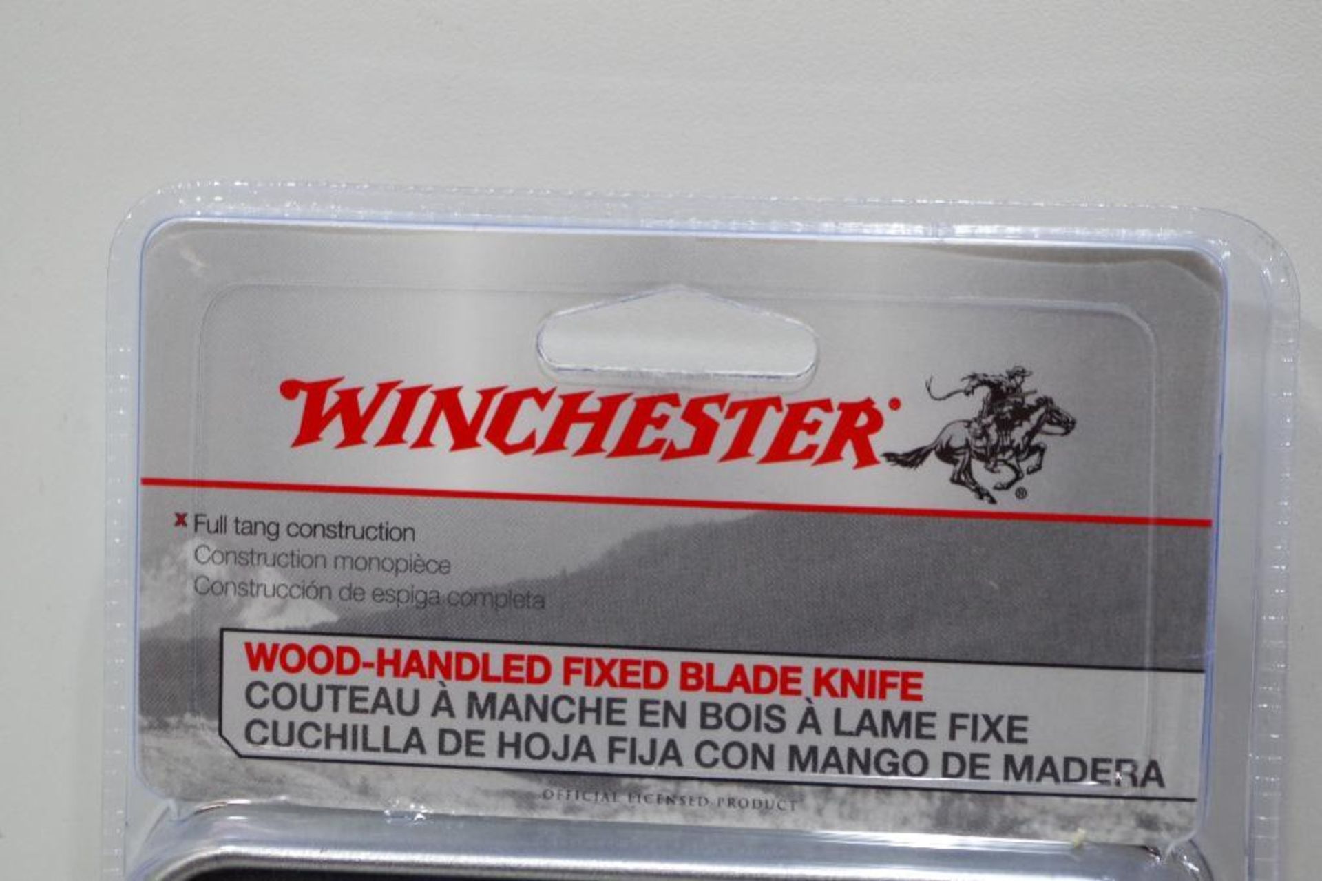 NEW WINCHESTER Wood-Handled Fixed Blade Knife - Image 3 of 3