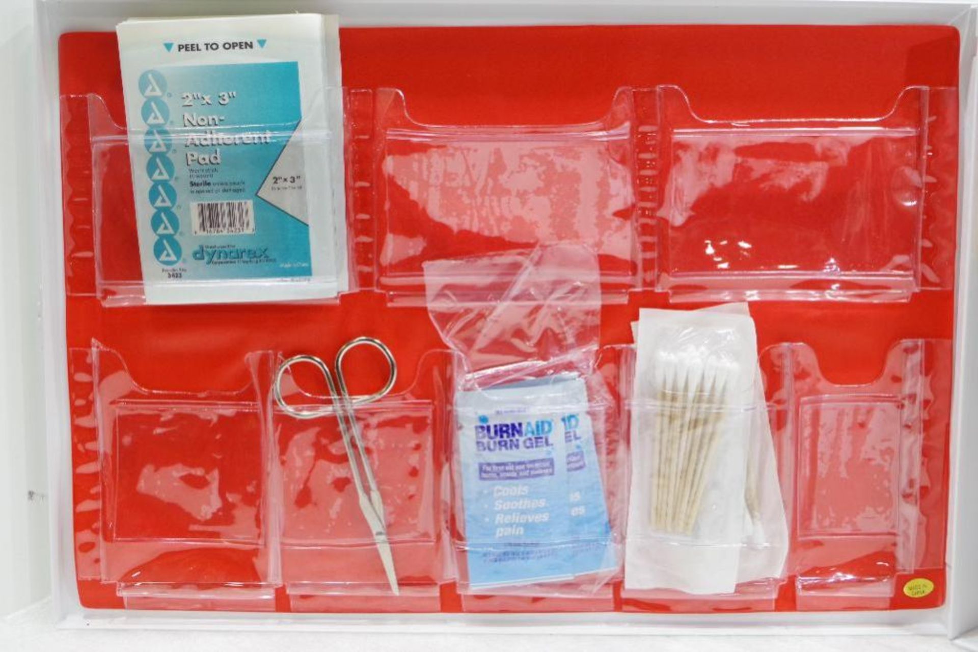 First Aid Kit, Cabinet, 2 Shelf Steel Case, General Purpose M/N 756LSC (Expiration Date Exceeded) - Image 3 of 8