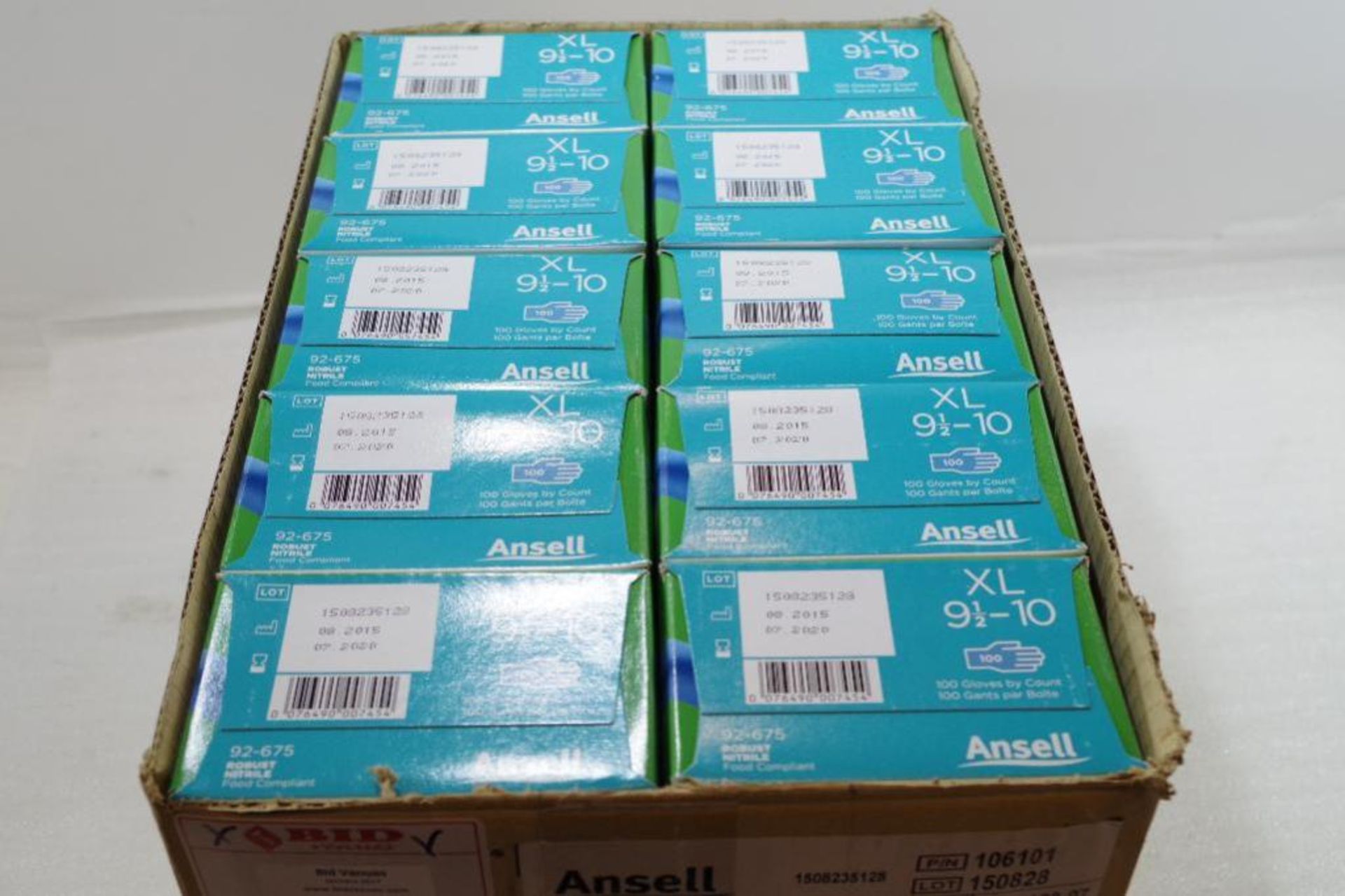 (1000) NEW ANSELL TouchNTuff Food Compliant Nitrile Gloves, Size 9-1/2 - 10 - Image 3 of 4