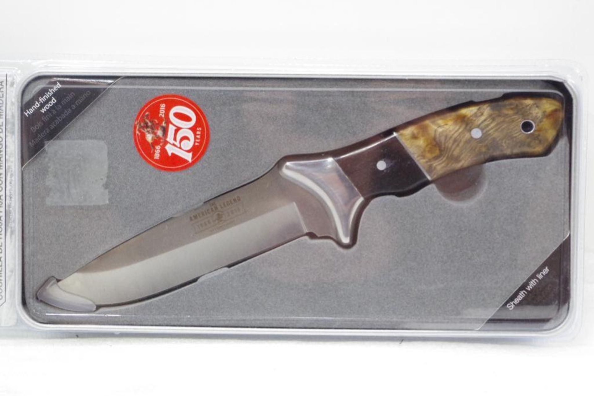 NEW WINCHESTER Wood-Handled Fixed Blade Knife - Image 2 of 3