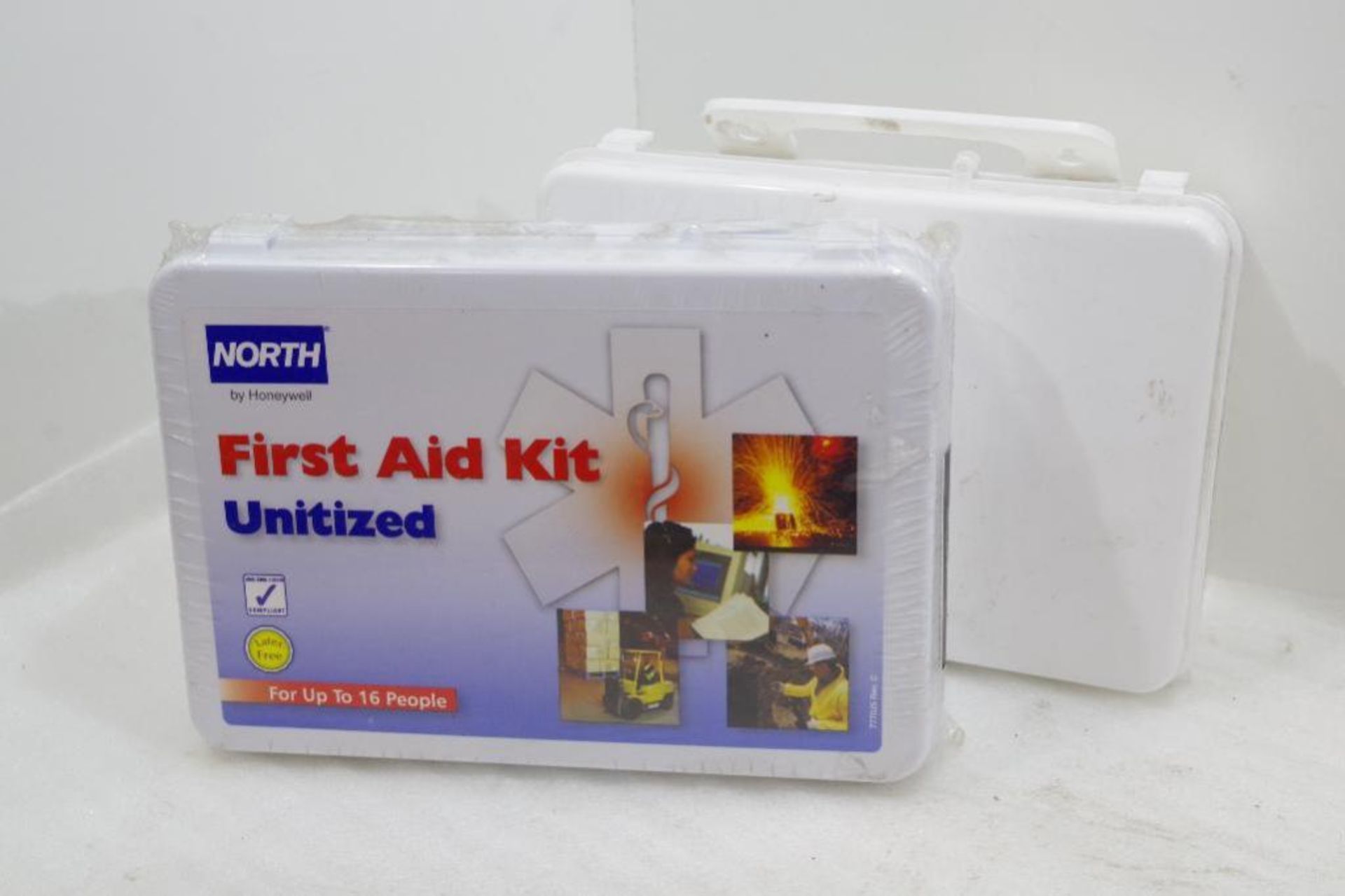 NORTH First Aid Kit Unitized, 16 People Served & Unmarked First Aid Kit of Comparable Size