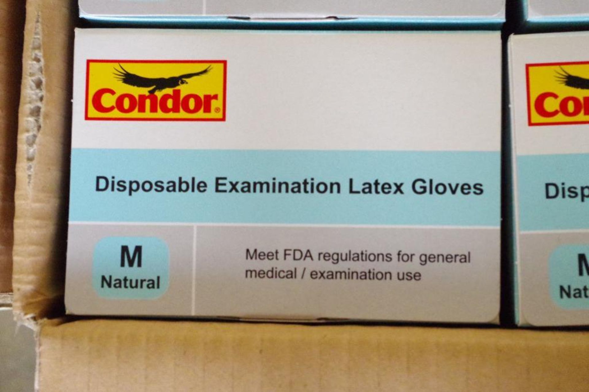 (3) Cases of CONDOR Disposable Examination Latex Gloves Sizes, S, M & L (3 Cases of 1000) - Image 4 of 5