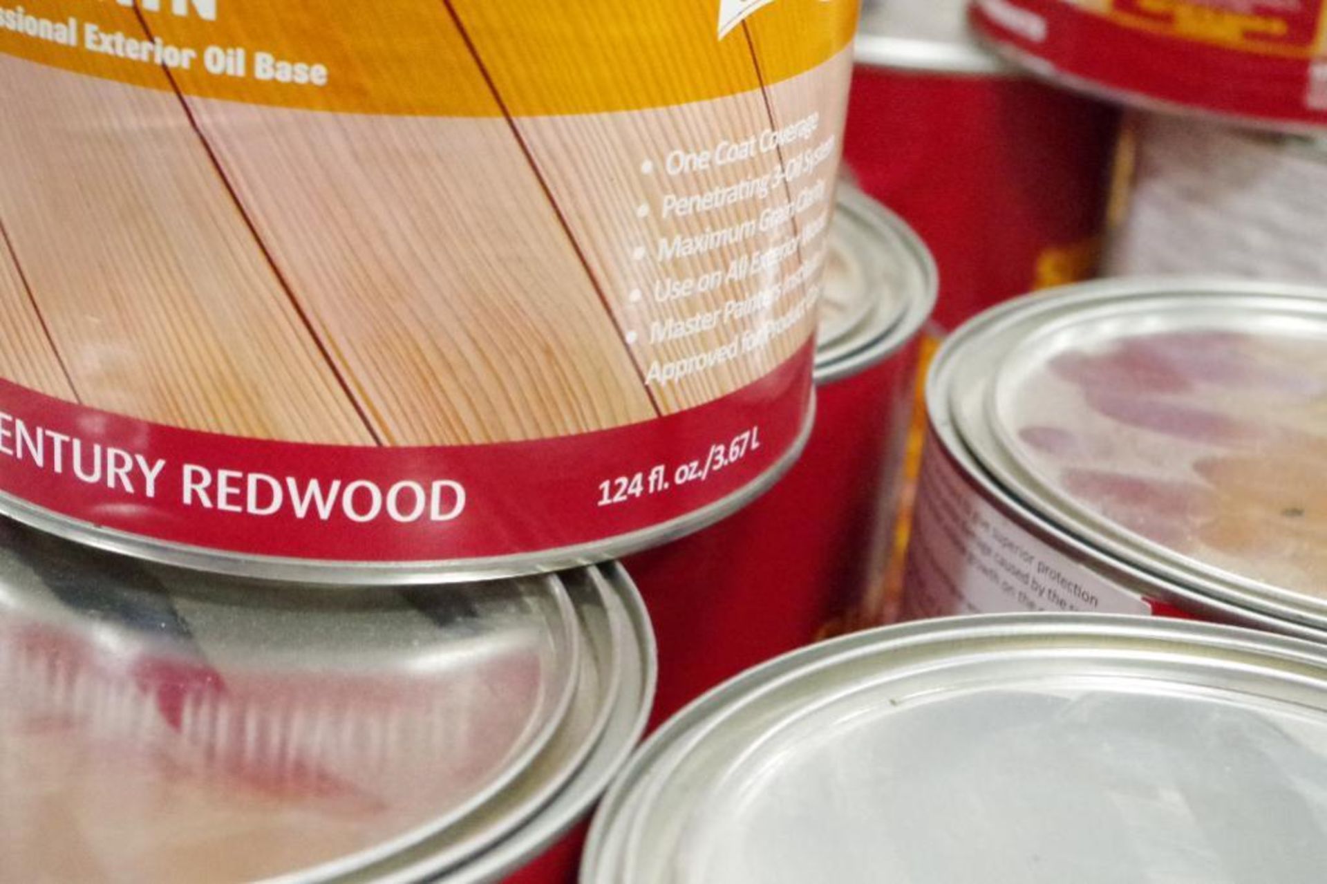 (7) Cans SUPERDECK Century Redwood Transparent Stain M/N 1904 (7 Cans of 124 fl. oz.) - Image 3 of 3