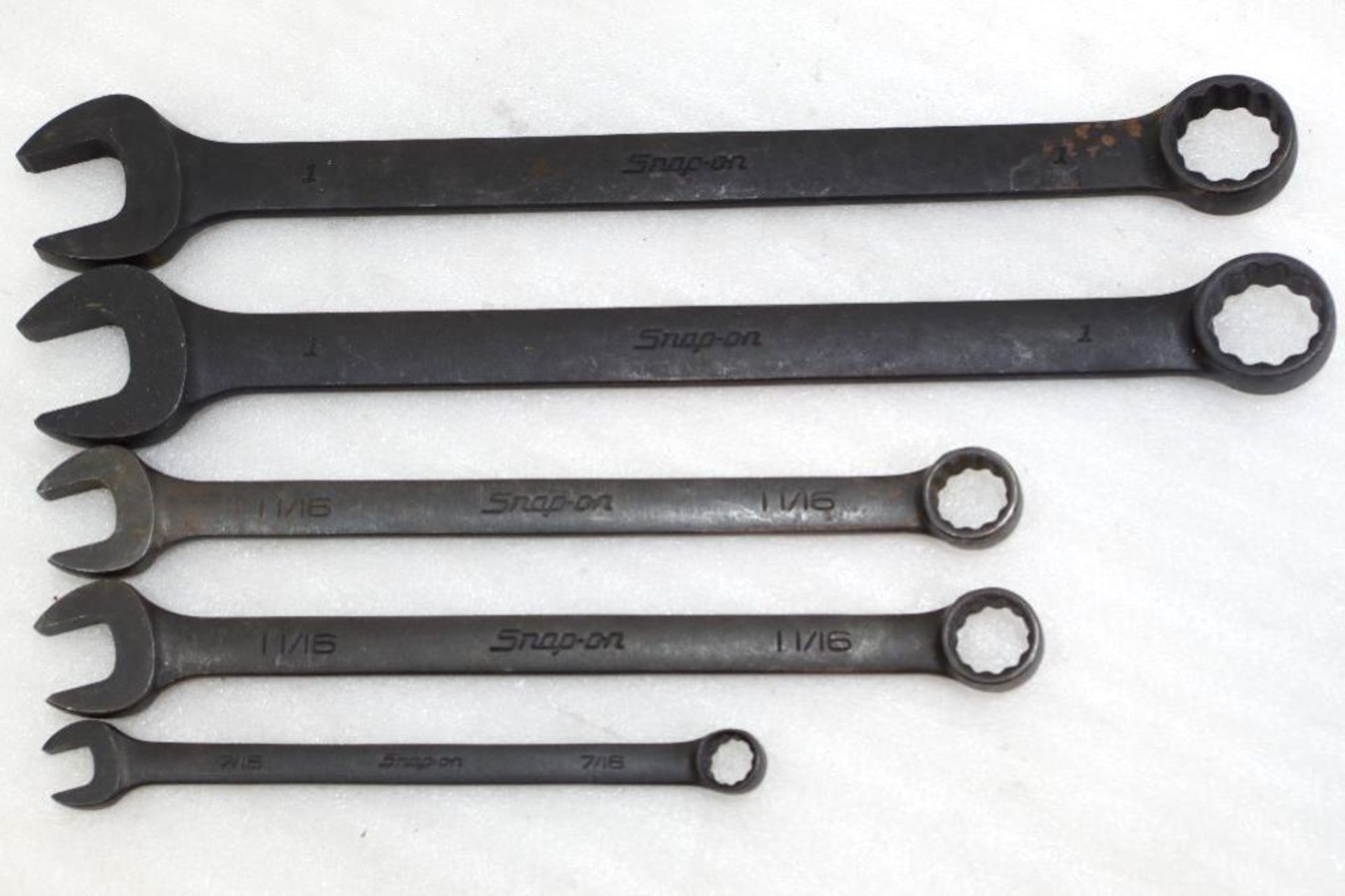 (5) SNAP-ON Wrenches - NEW but some have light rust (see description)