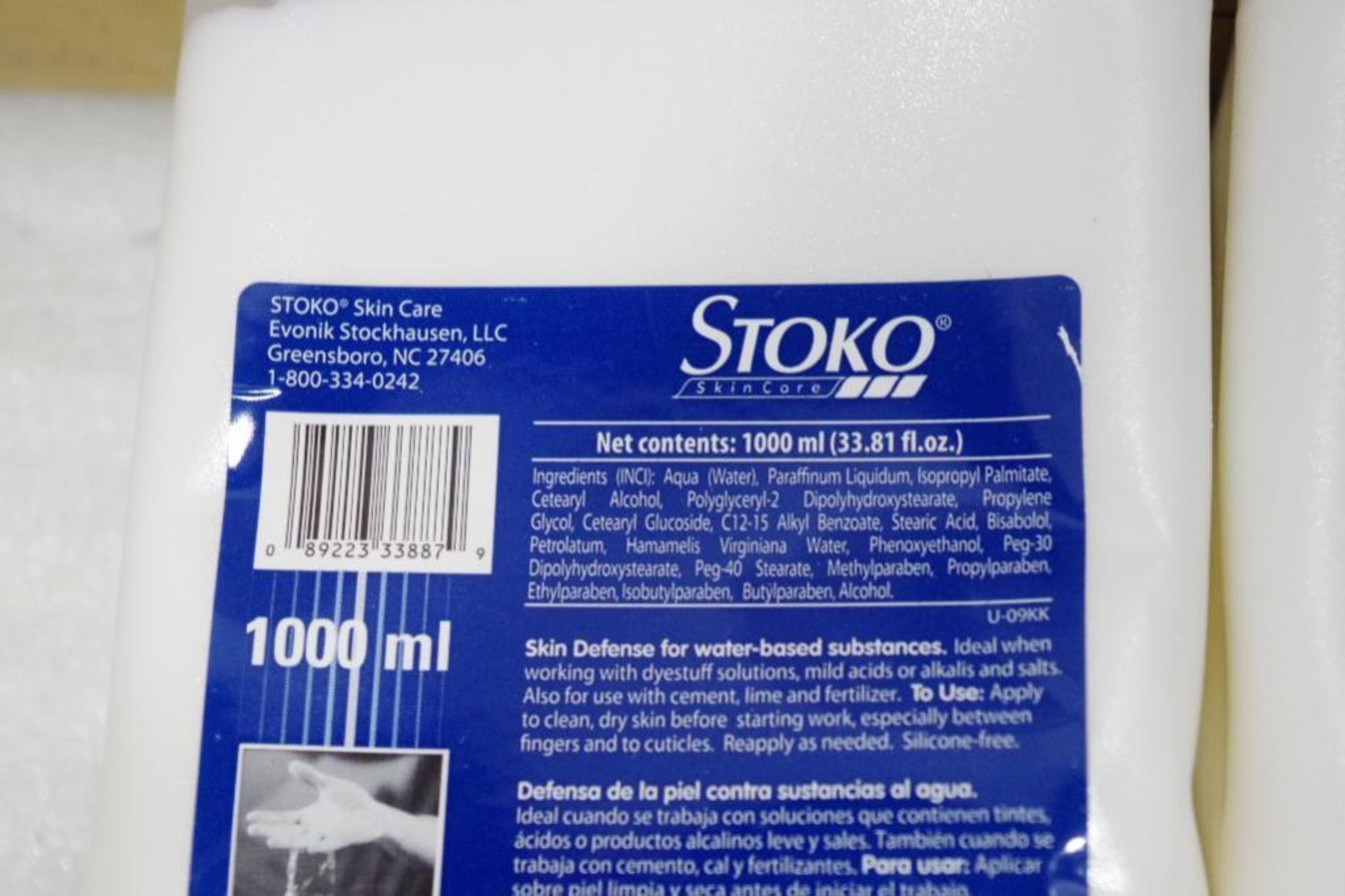 (3) Cases STOKO Durapro "Skin Defense" 1000 ml. Bottles (3 Cases of 4 Bottles) - Image 4 of 4