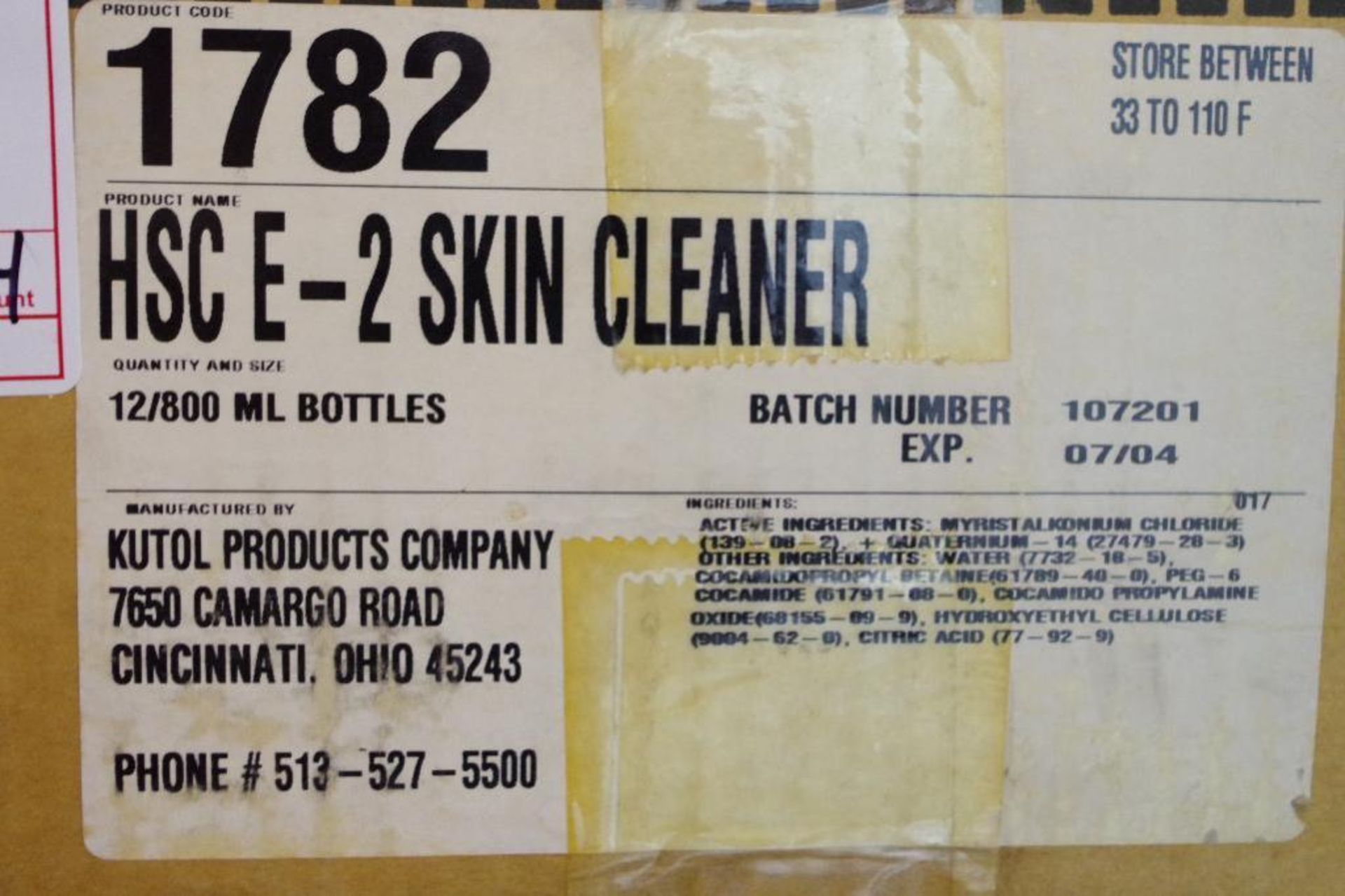 (2) Cases HSC E-2 Skin Cleanser Sanitizer 800 ml. Bottles (2 Cases of 12 Bottles) - Image 3 of 4