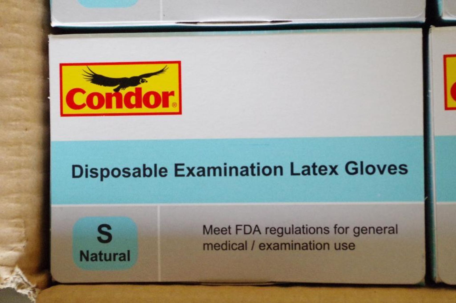 (3) Cases of CONDOR Disposable Examination Latex Gloves Sizes, S, M & L (3 Cases of 1000) - Image 3 of 5
