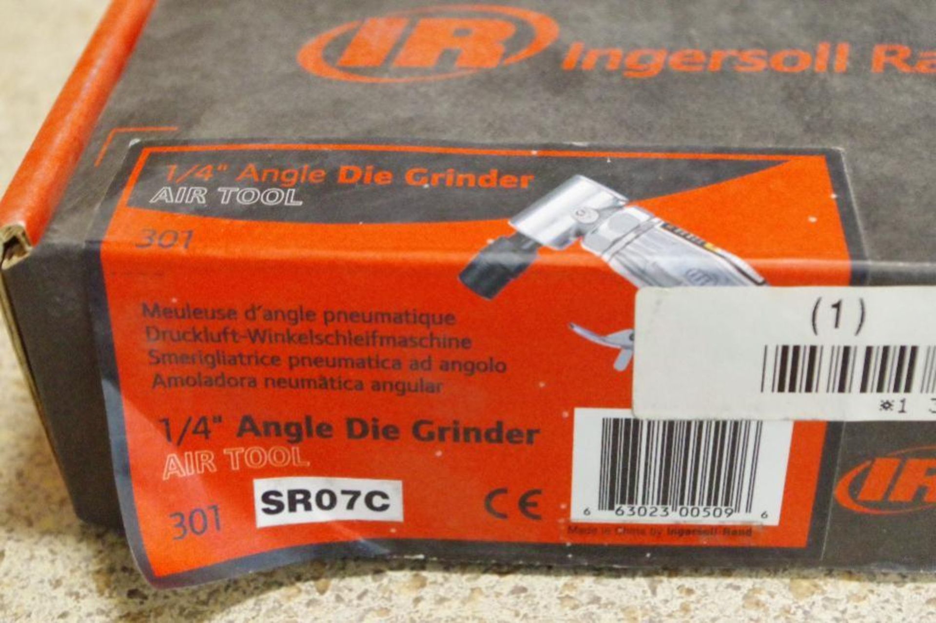 NEW Ingersoll Rand 1/4" Angle Air Die Grinder, M/N SR07C - Image 4 of 5