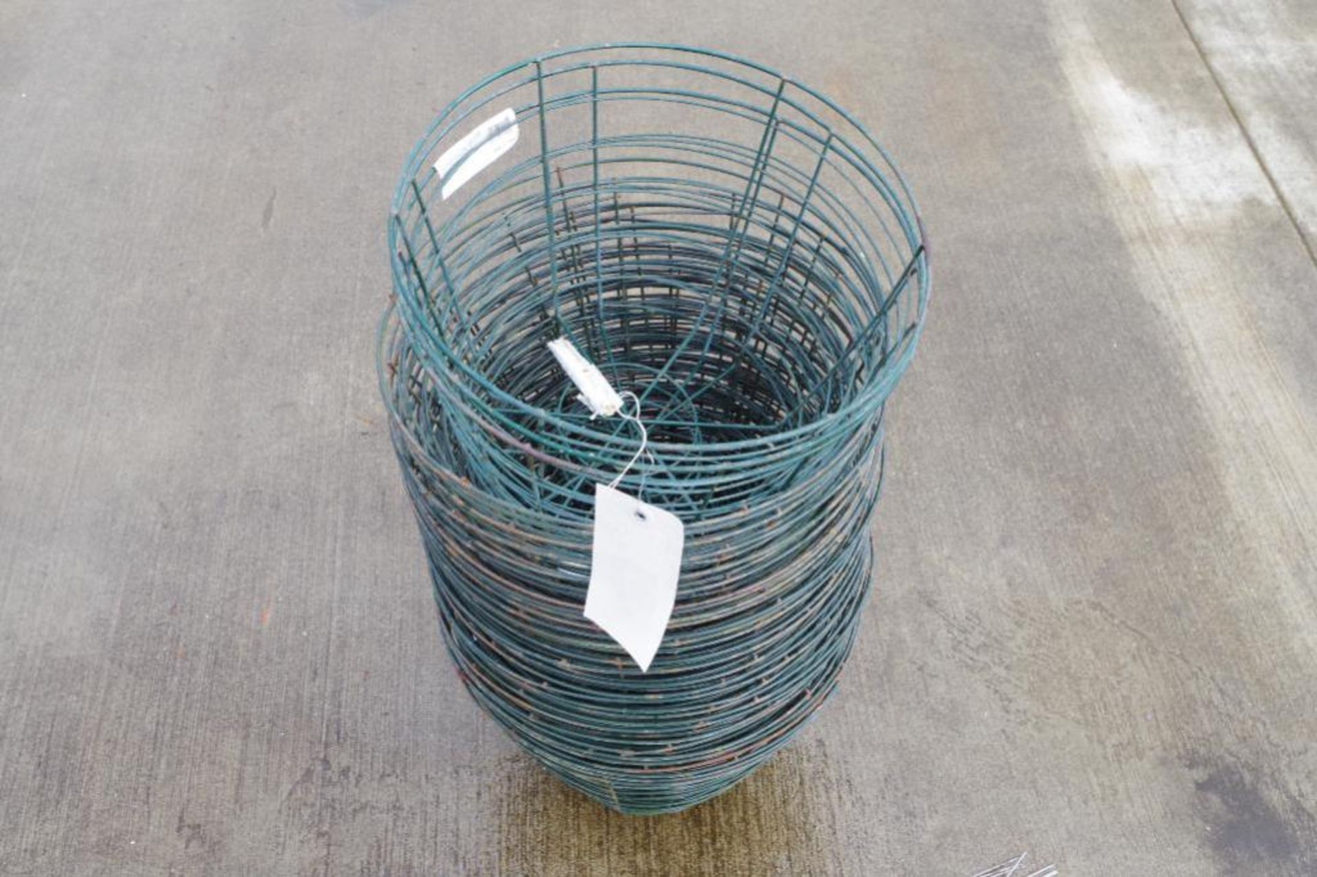 (33) 14" Green Moss Baskets w/ Hanging Hooks - Image 2 of 2