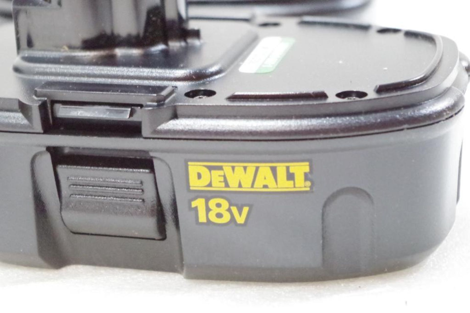 (2) NEW DEWALT 18V Batteries & Charger, Made in USA - Image 3 of 3