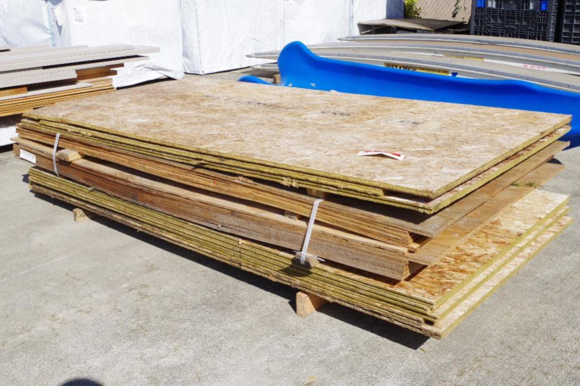 (8) T&G OSB Flooring Panels and (12) Plywood Sheets (see description)