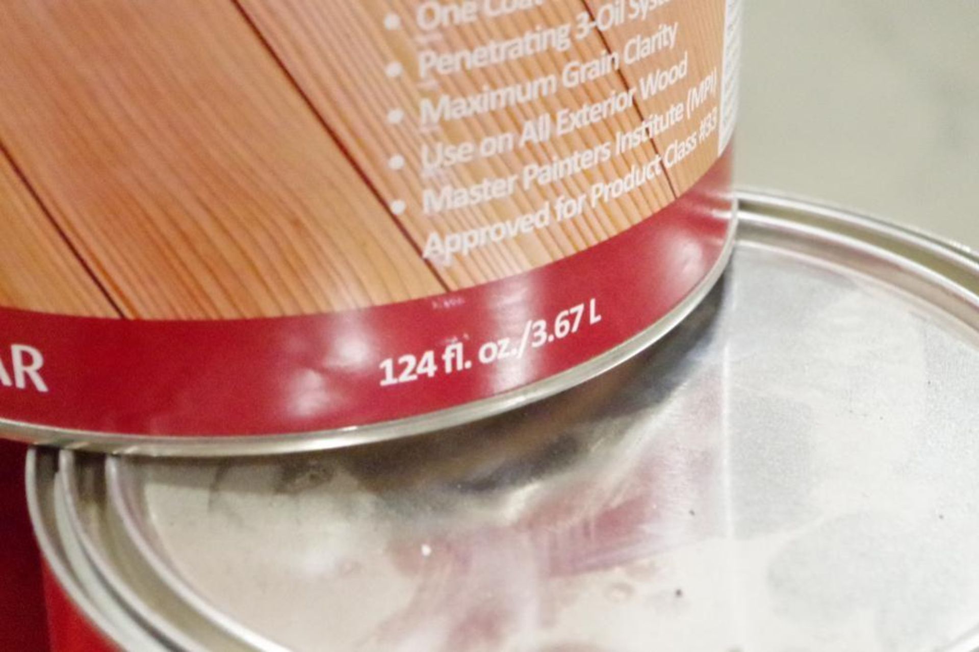 (5) Cans SUPERDECK Cedar Transparent Stain M/N 1901 (5 Cans of 124 fl. oz.) - Image 3 of 3