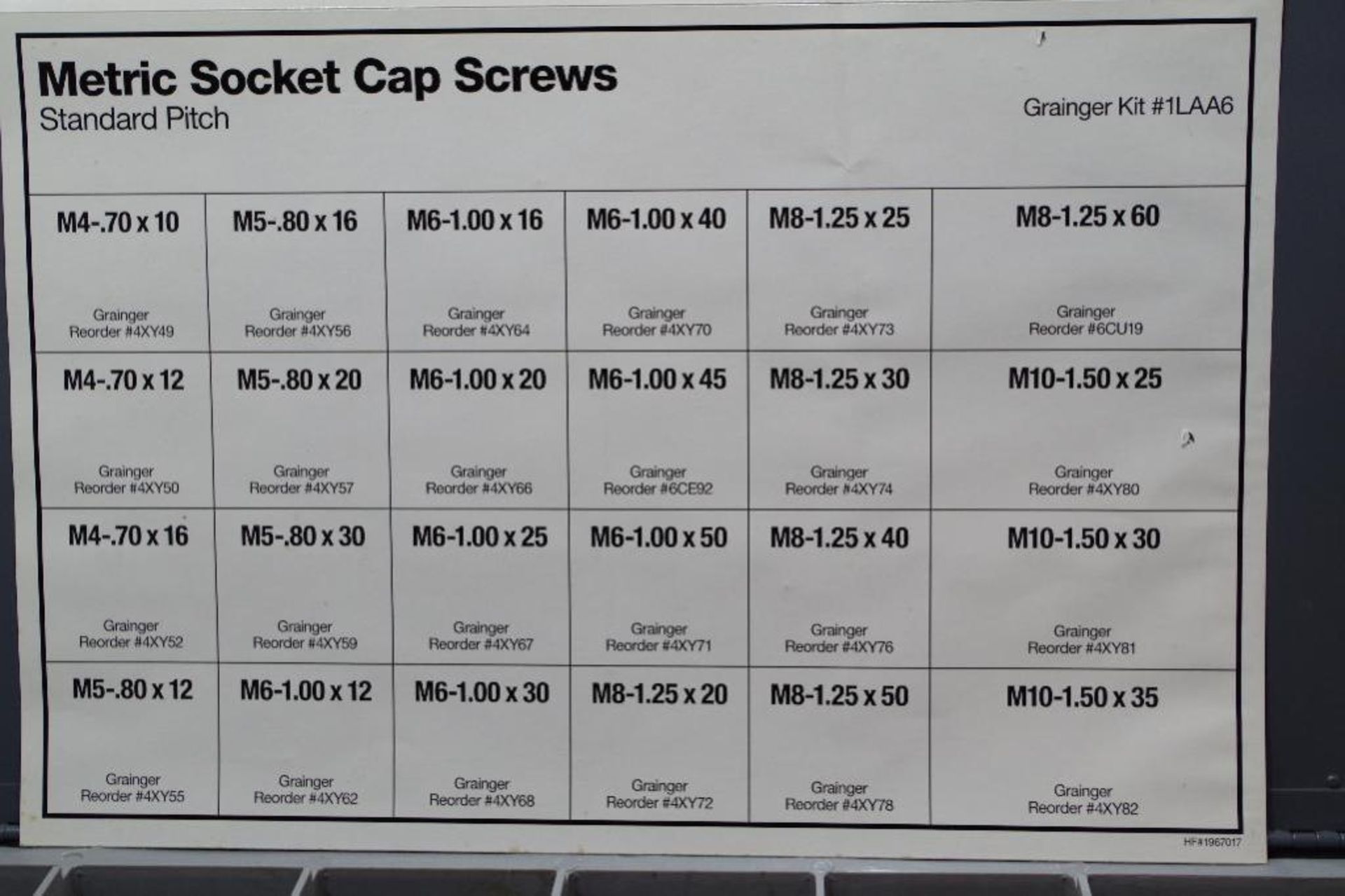 Metric Socket Cap Screw, Standard Pitch, Set w/ Case (see description) - Image 4 of 5