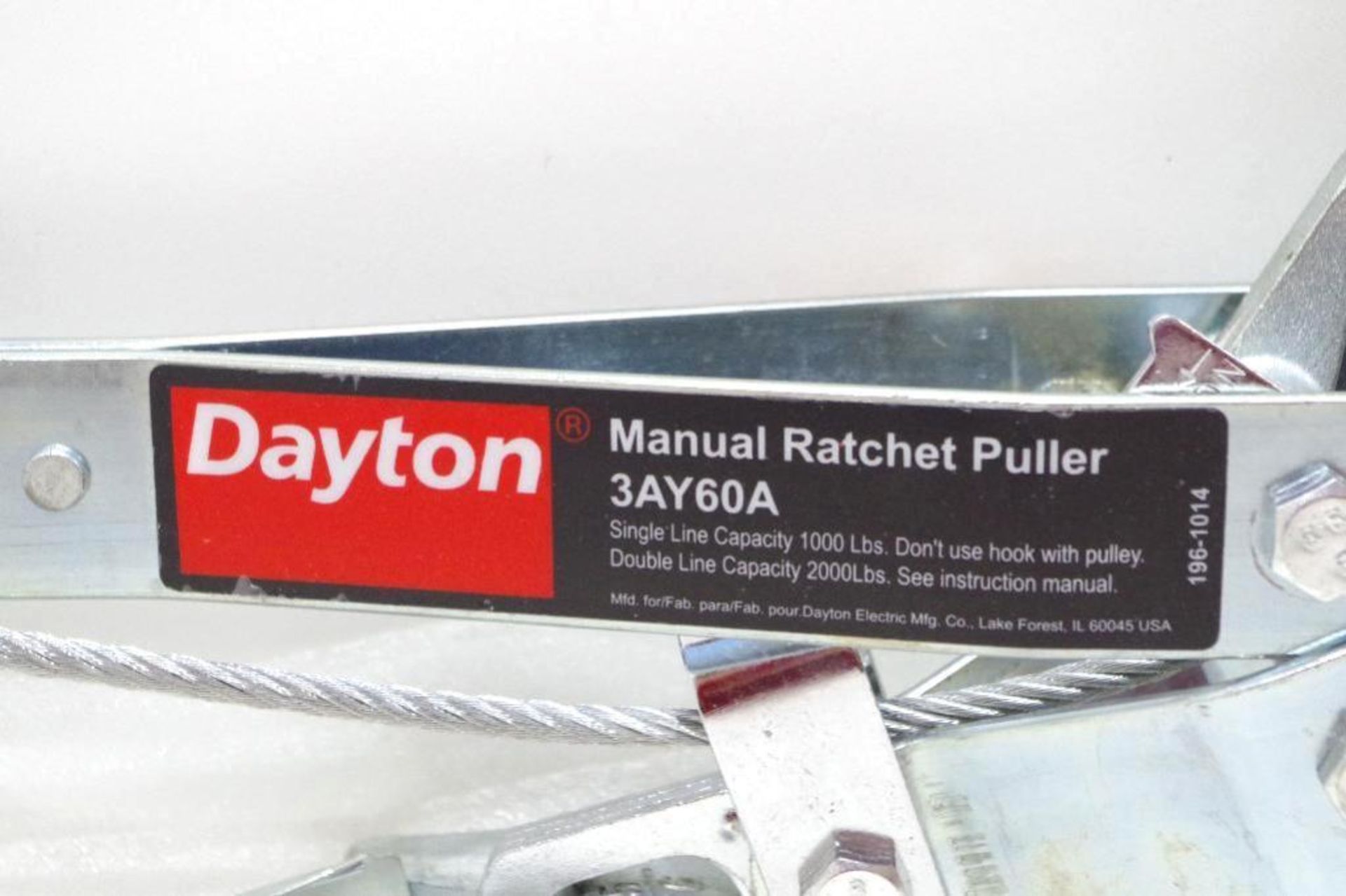 NEW Manual Ratchet Puller (see description) - Image 2 of 5