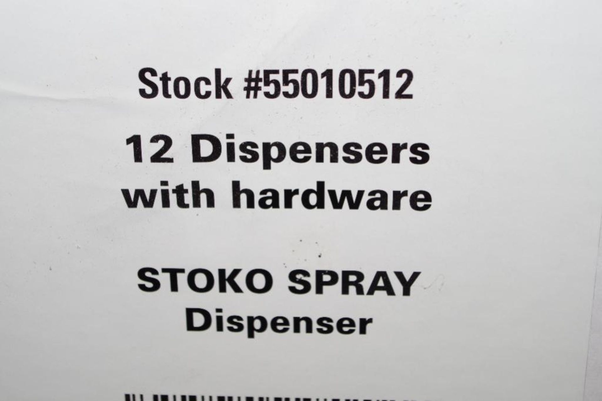 (12) NEW STOKO Spray Dispensers w/ Hardware (1 Case of 12) - Image 2 of 2