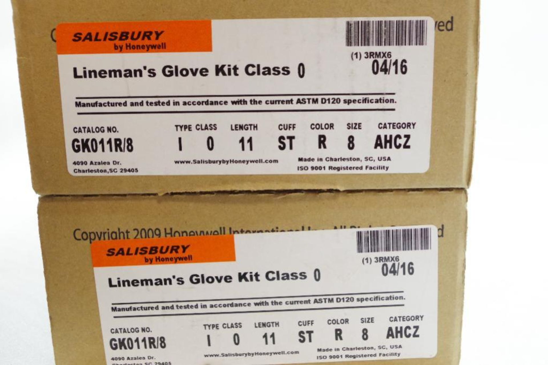 (3) SALISBURY Red Electrical Glove Kits (Two are complete, One is incomplete) - Image 3 of 3