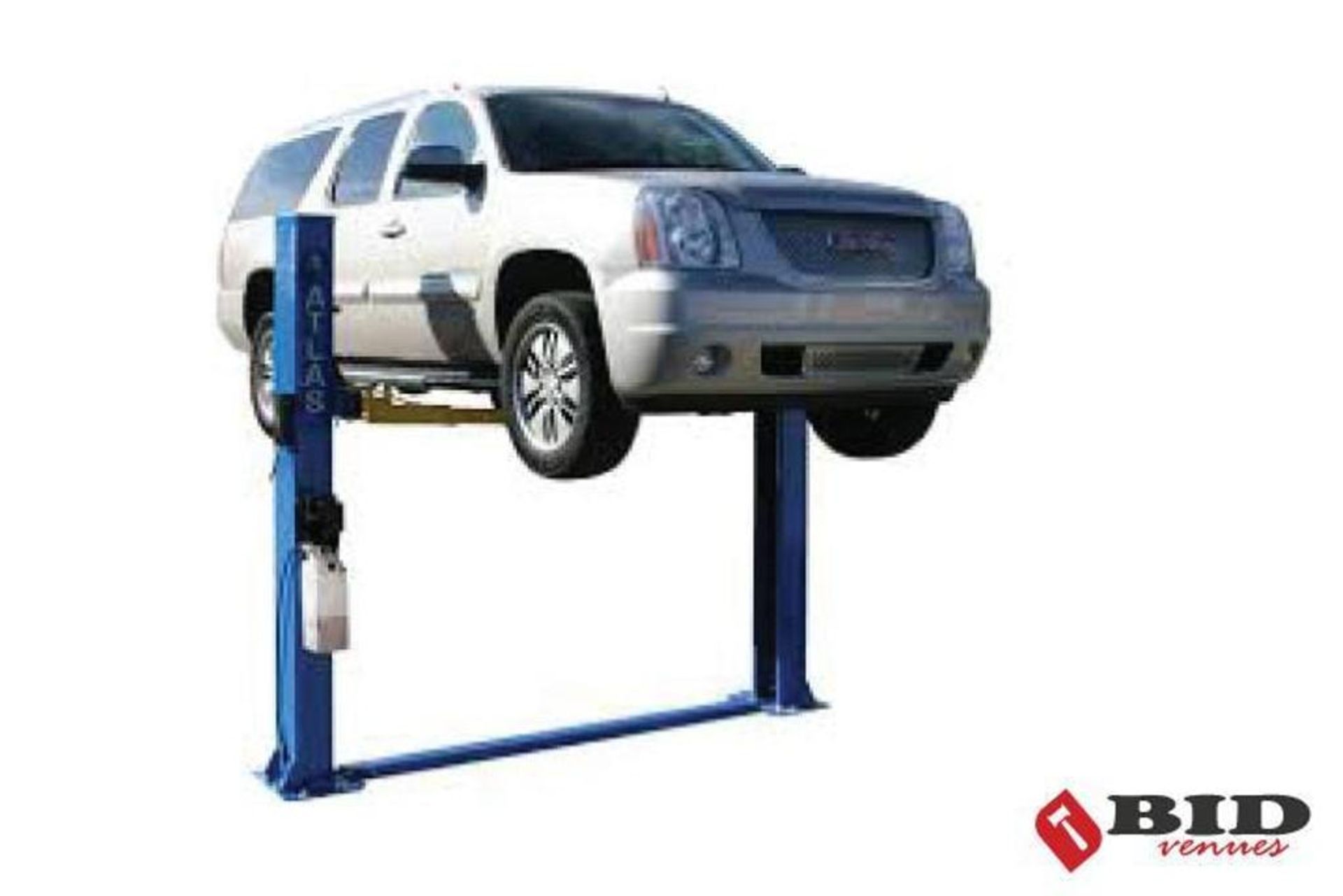 NEW Heavy Duty 8800 lb. Two Post Bottom Plate Car Lift w/ Hydraulic Power Unit