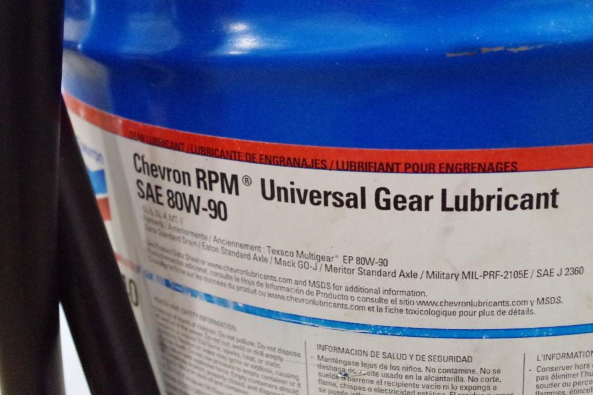 Lubricant Delivery System w/ CHEVRON RPM Universal Gear Lubricant (Mostly Empty) - Image 2 of 3
