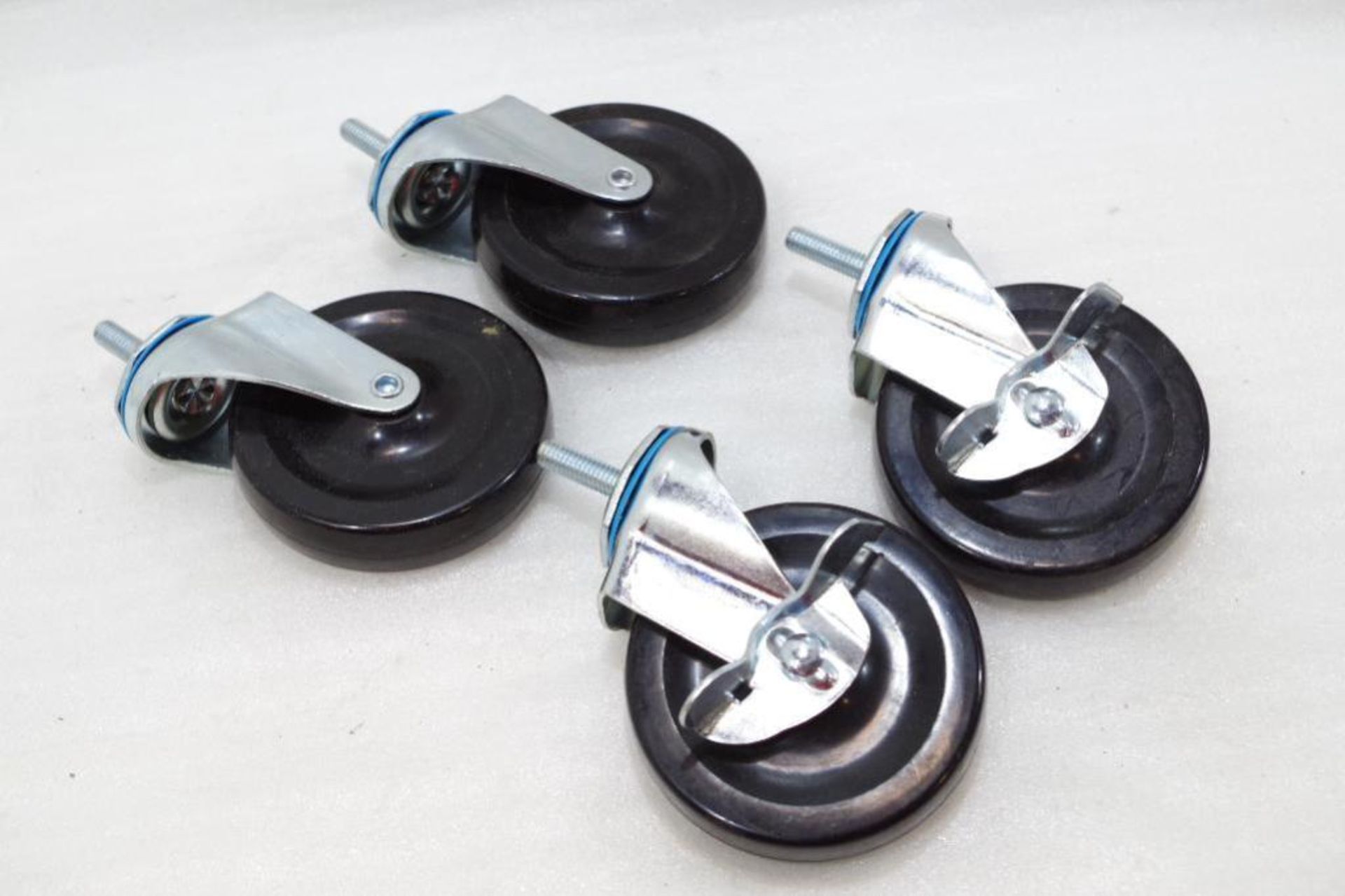 (4) NEW 4" Diameter Swivel Casters - Image 2 of 2