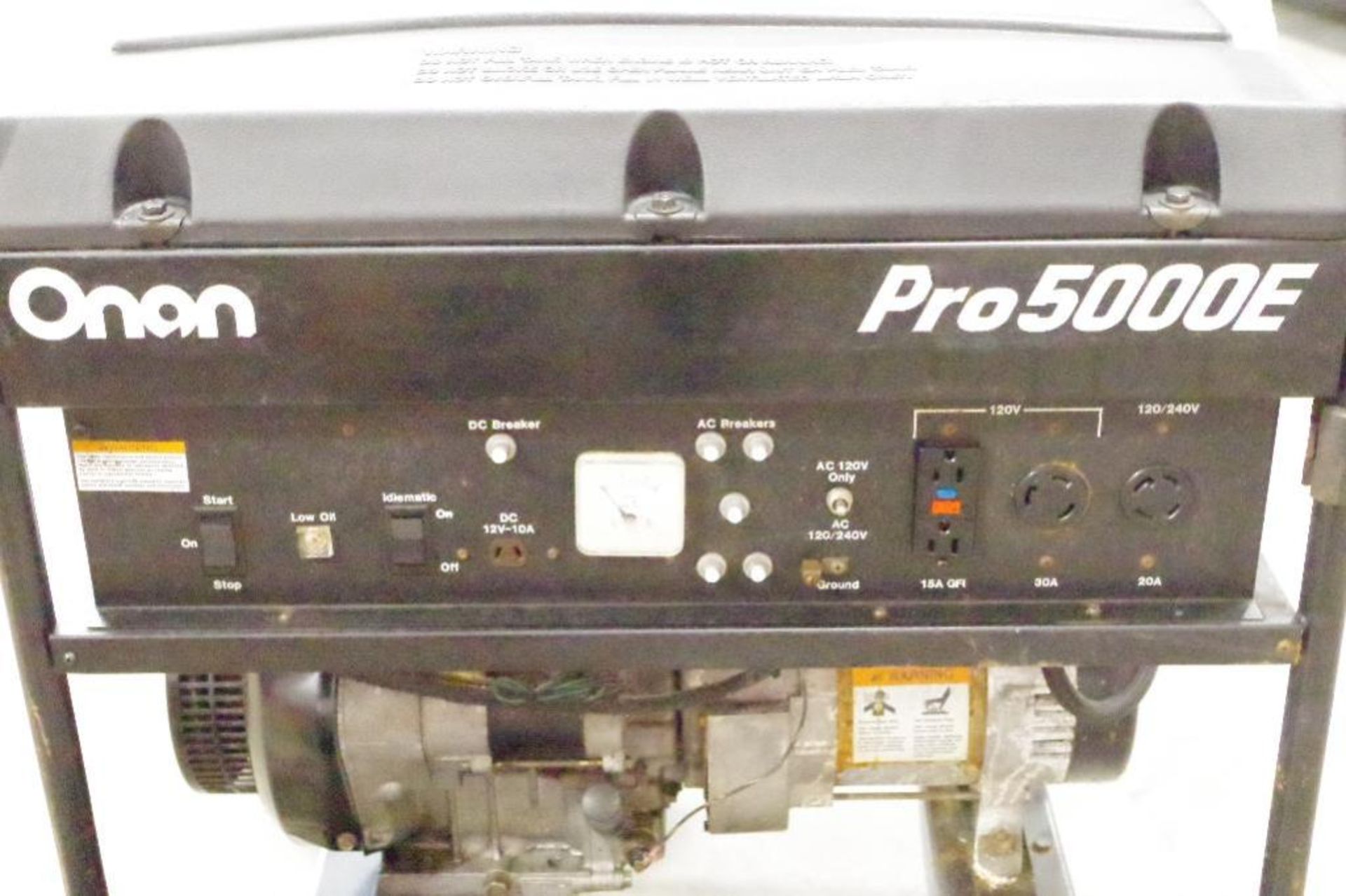 ONAN Generator, Portable 5K, Gasoline Powered M/N PRO 5000E - Image 5 of 5