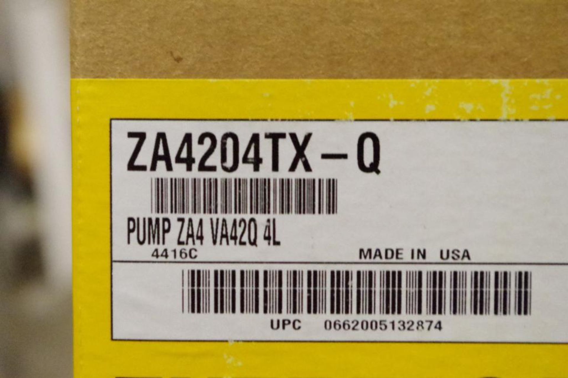 NEW ENERPAC Air Powered, Torque Wrench Hydraulic Pump, M/N ZA4204TX-Q, Made in USA - Image 7 of 7