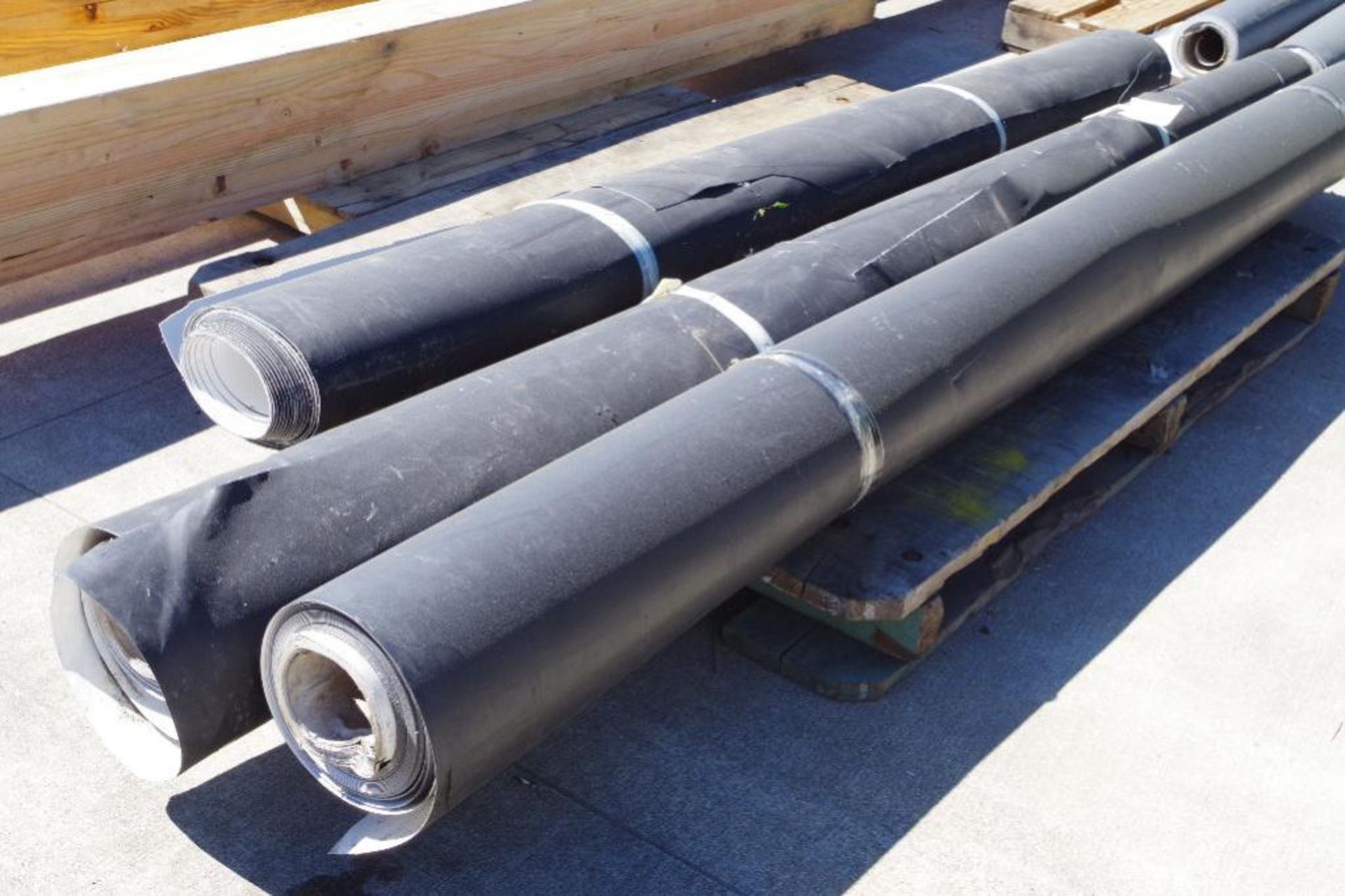 (3) Partial Rolls of Roofing Membrane Material (2-10' Rolls, 1-8' Roll)