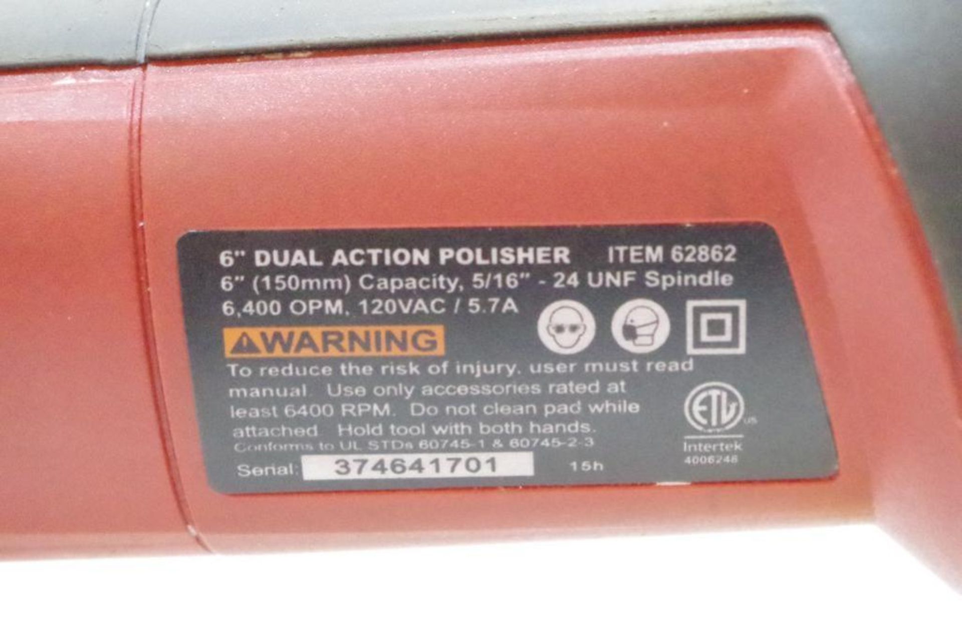 (2) CHICAGO ELECTRIC 120V Polishers - Image 4 of 5