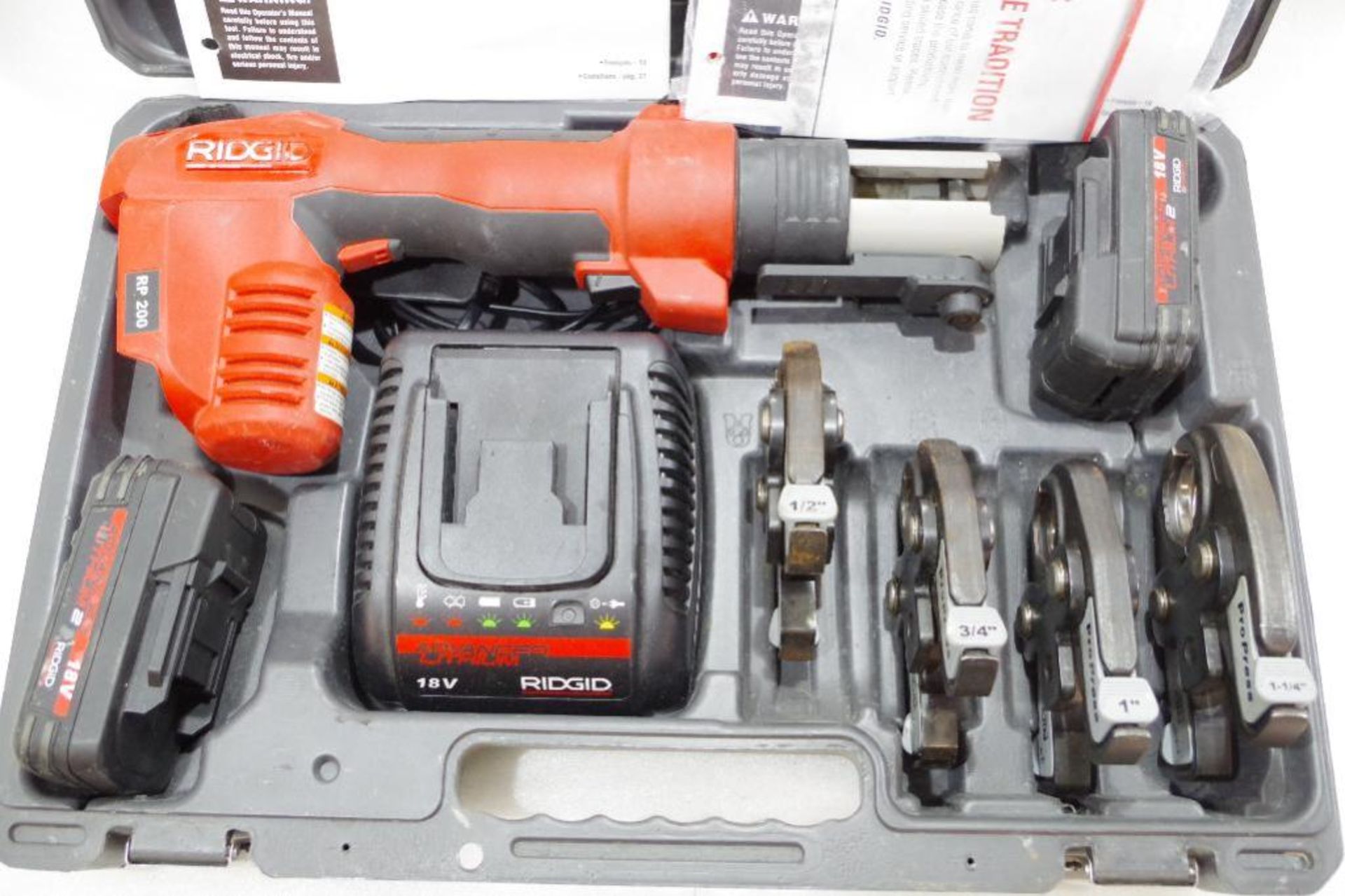 RIDGID 18V 8-Piece ProPress Tubing Tool Set - Image 2 of 5