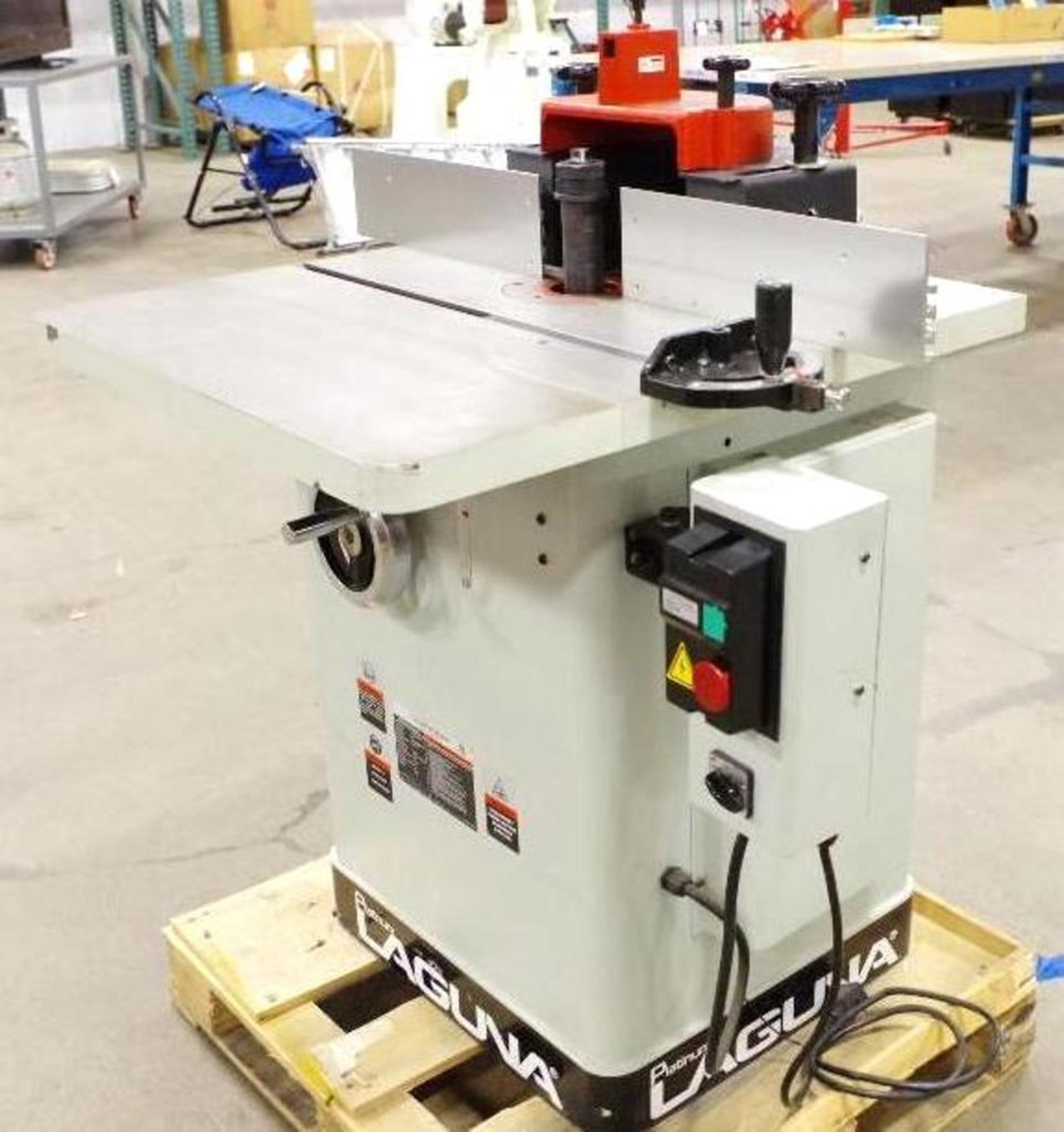 LAGUNA Industrial Shaper, 4HP, 1PH, 230V, M/N MSH4000-0180 (Paint abrasion - see pics)