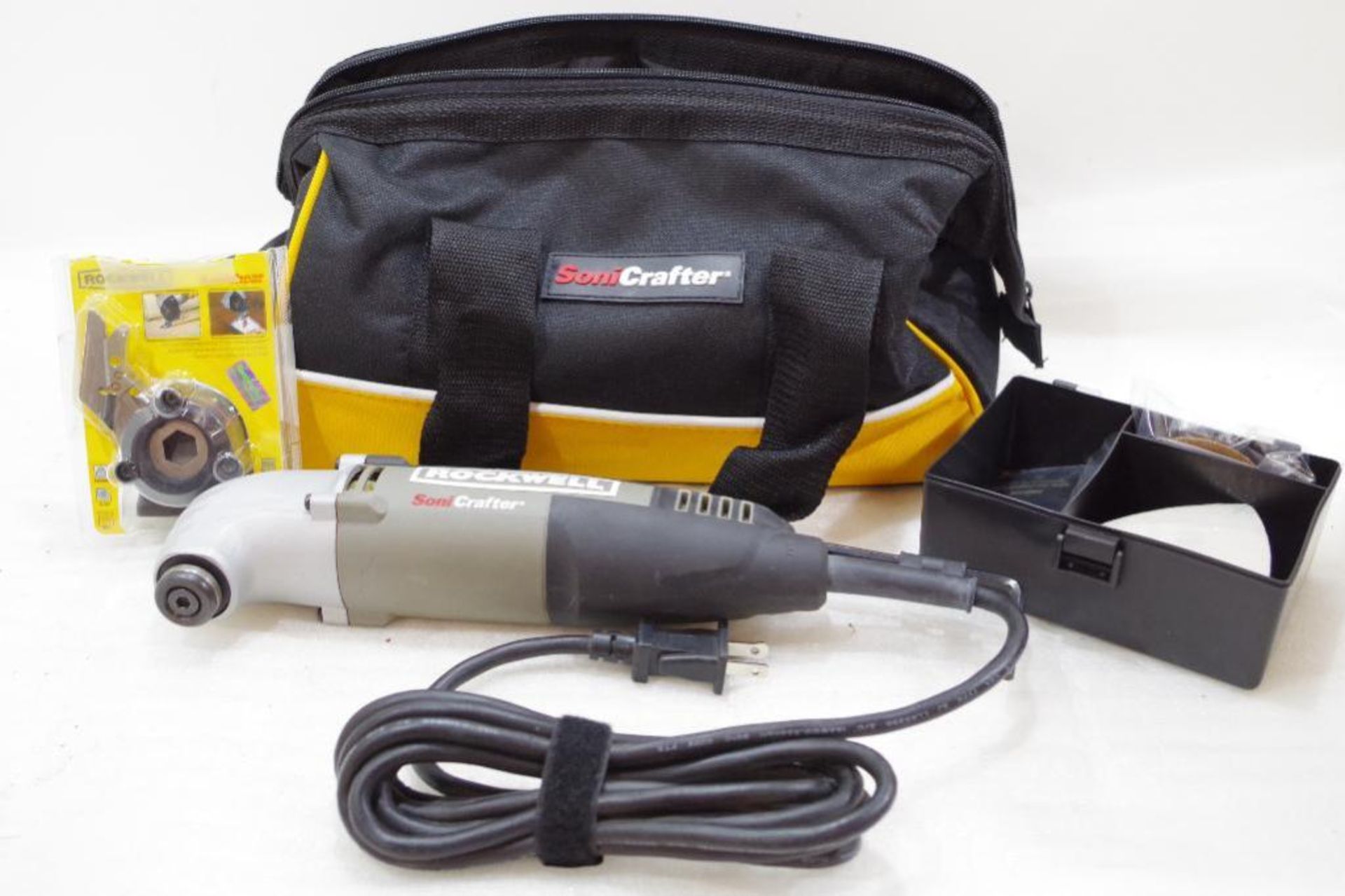 NEW ROCKWELL Oscillating Tools & Accessories: (21) Piece SoniCrafter Set & Soni Shear Attachment