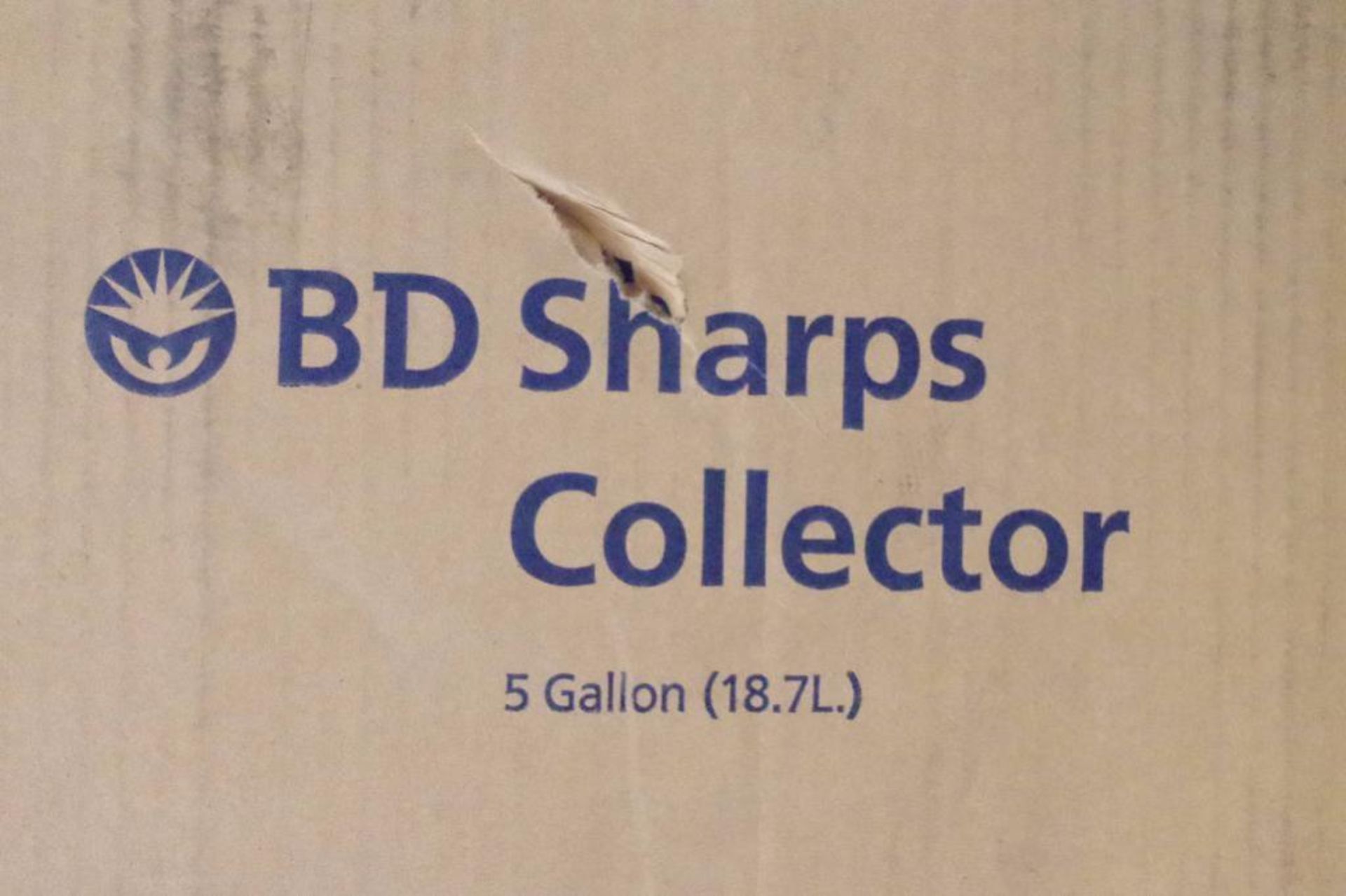 (8) 5-Gallon BD Sharps Containers (1 Box of 8 Containers) - Image 4 of 5