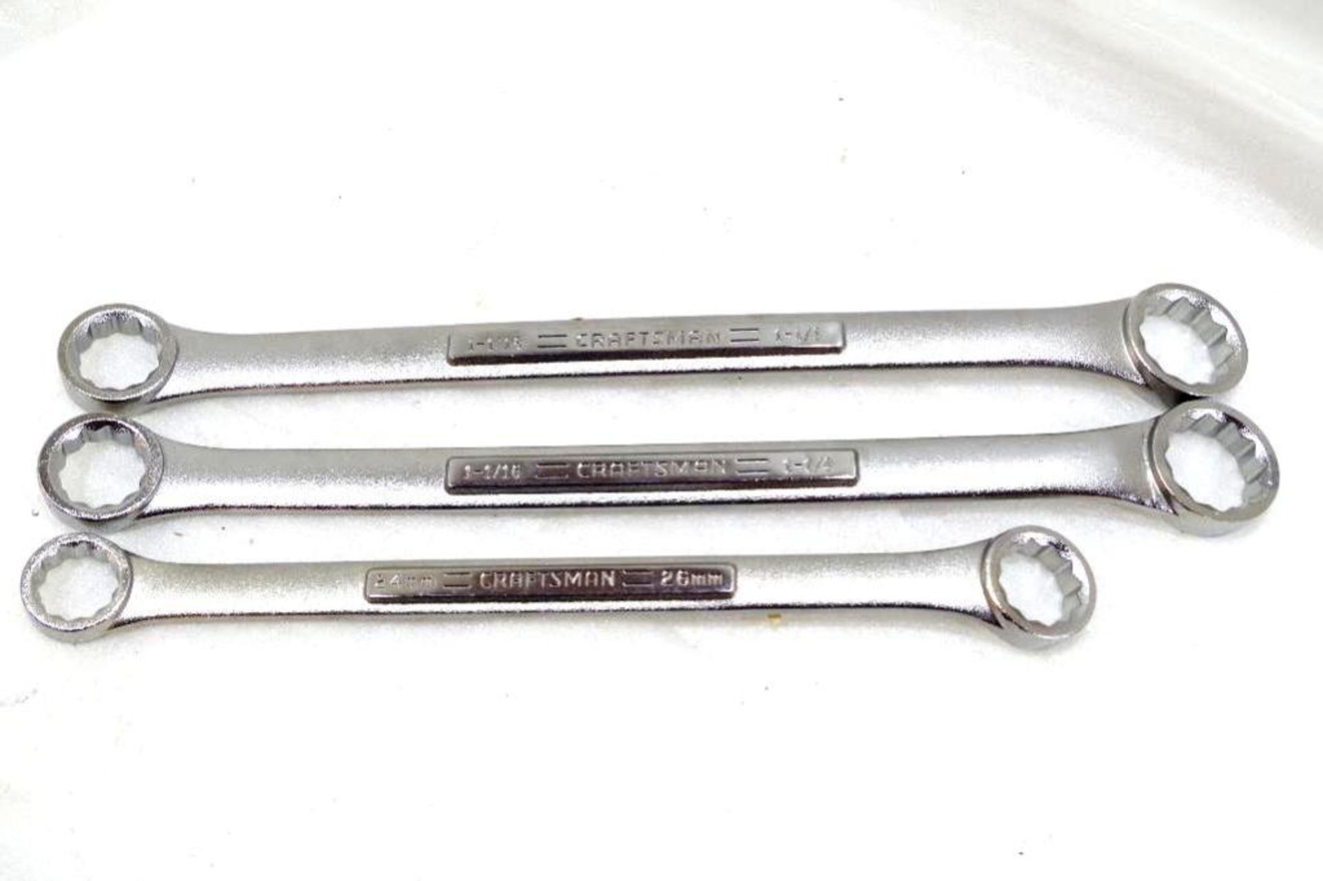 (3) NEW CRAFTSMAN Box-End Wrenches, Forged in USA - Image 2 of 2