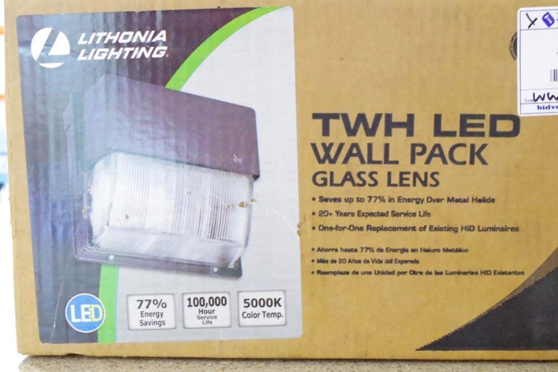 NEW LITHONIA Lighting TWH LED Wall Pack w/ Glass Lens