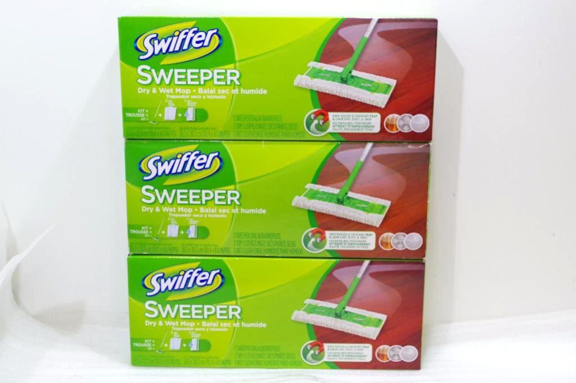 (3) NEW SWIFFER Sweeper Kits