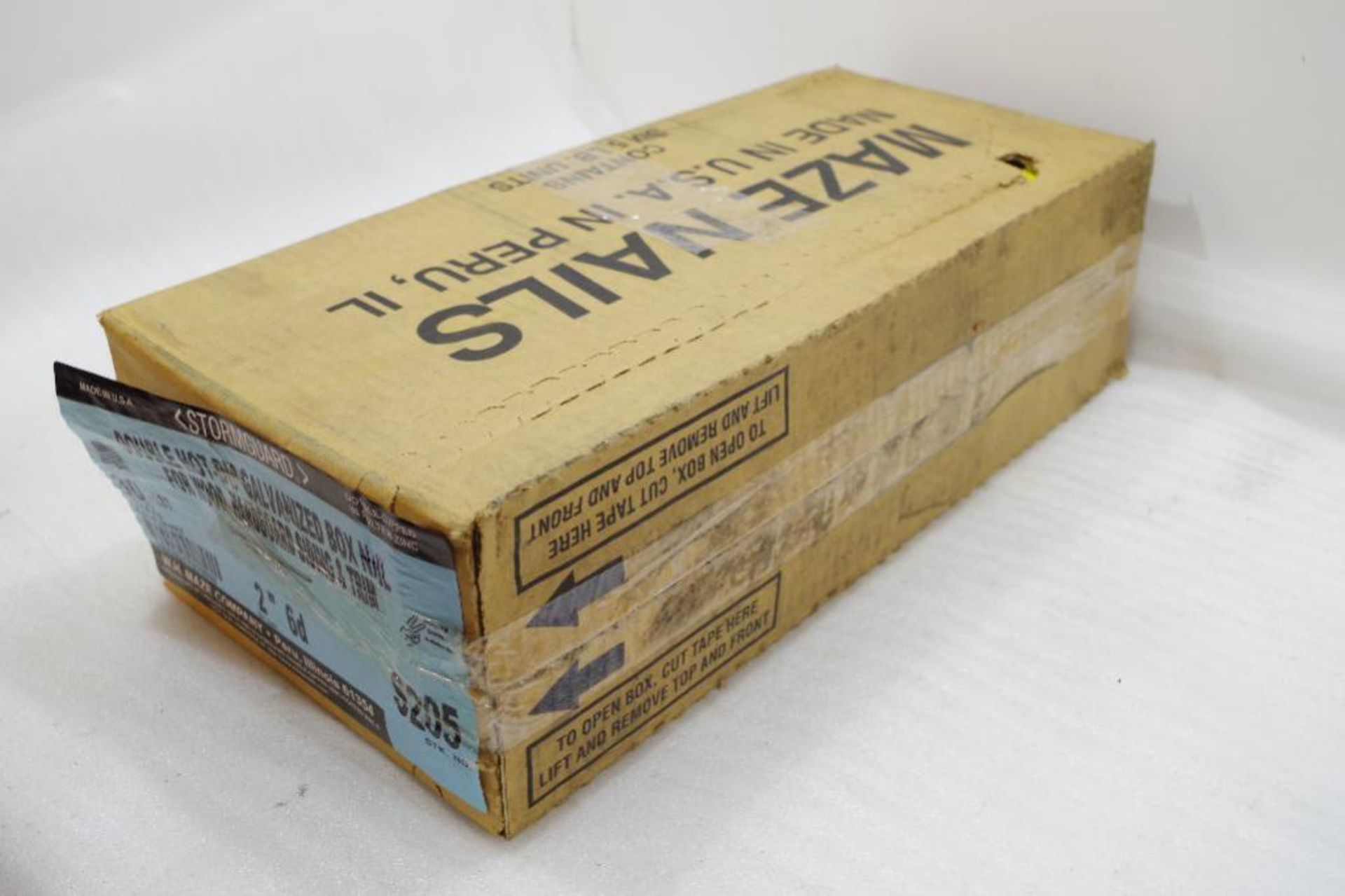 (30) Lbs. MAZE Stormguard Hot-Dip Galvanized Box Nail 2" 6d M/N S205, Made in USA (6 Boxes 5 Lbs.) - Image 5 of 7