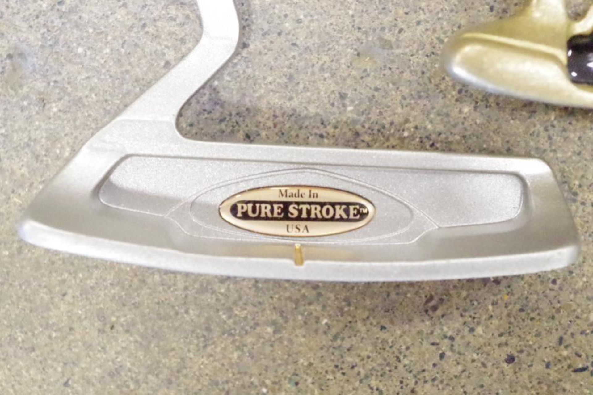 (2) NEW PURE STROKE Putters, 1-Gold, 1-Silver Colored, Made in USA - Image 2 of 5
