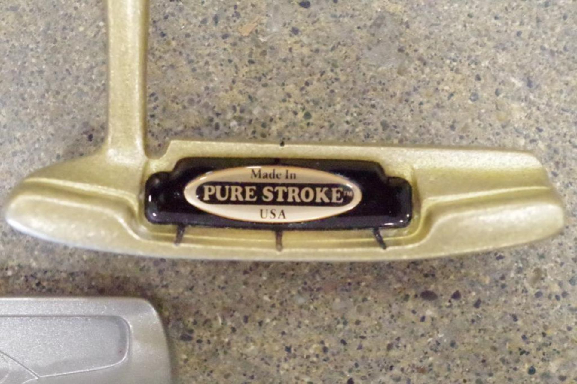 (2) NEW PURE STROKE Putters, 1-Gold, 1-Silver Colored, Made in USA - Image 3 of 5