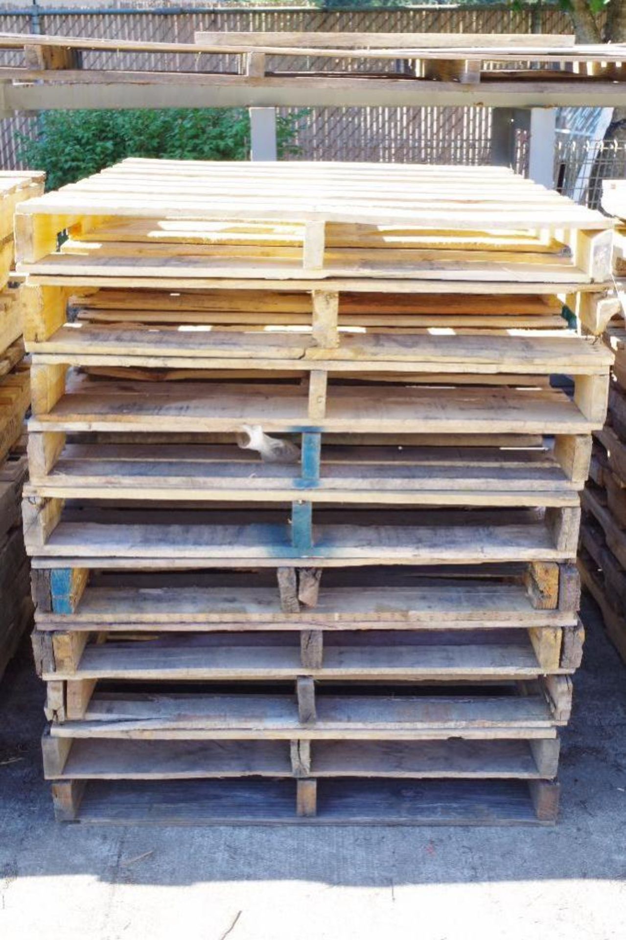 (10) 40"W x 48"L Wood Pallets, Mixed Quality, Some Rough - Image 2 of 2