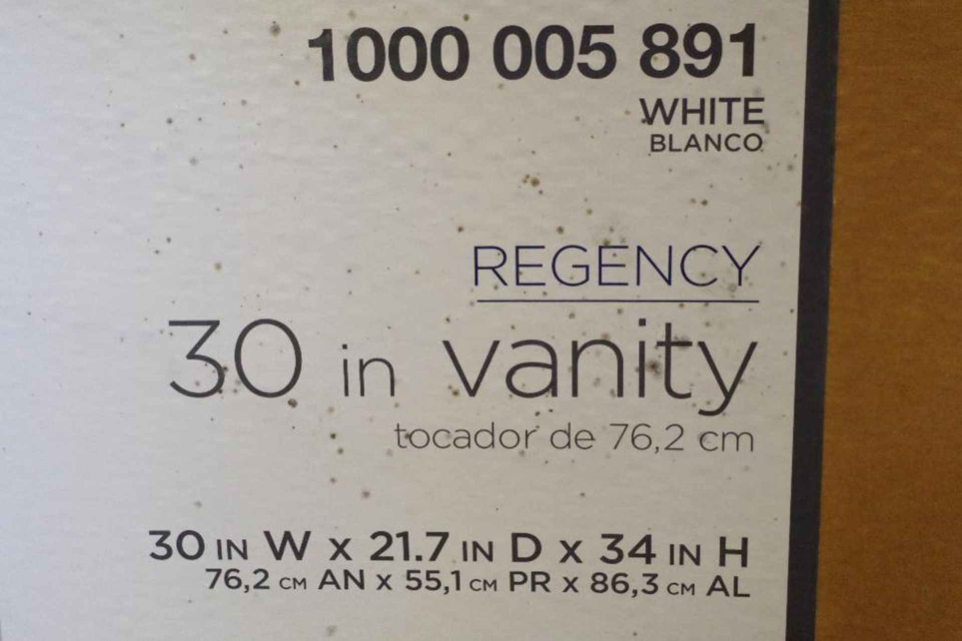 NEW GLACIER BAY Regency 30" Vanity, Color: White, Approx. 30" W x 21.7" D x 34" H - Image 6 of 13