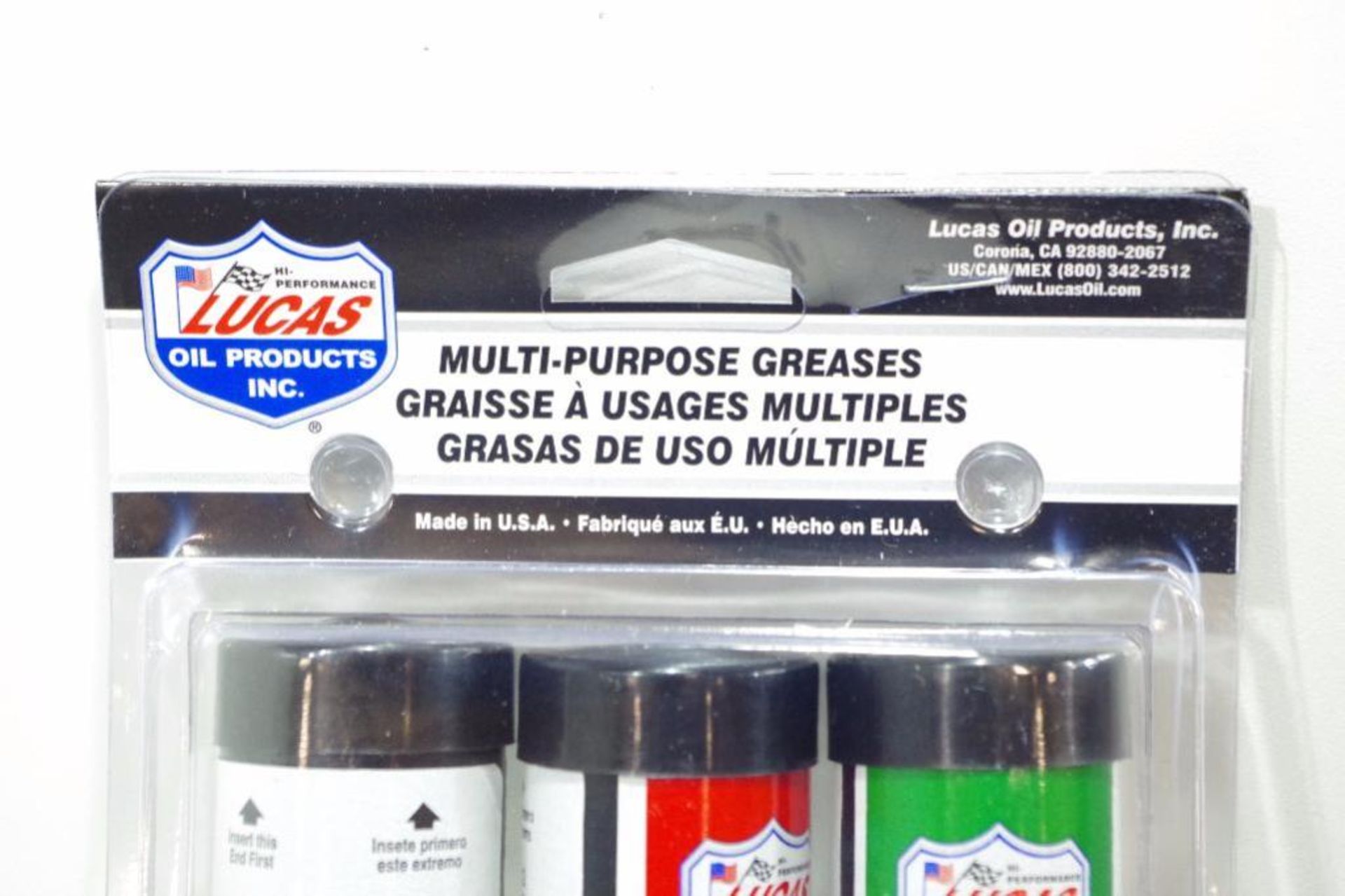 [40] LUCAS Grease 3-Packs, 3-Oz. Cylinders (4 Boxes w/ Ten 3-Packs Each) - Image 3 of 6
