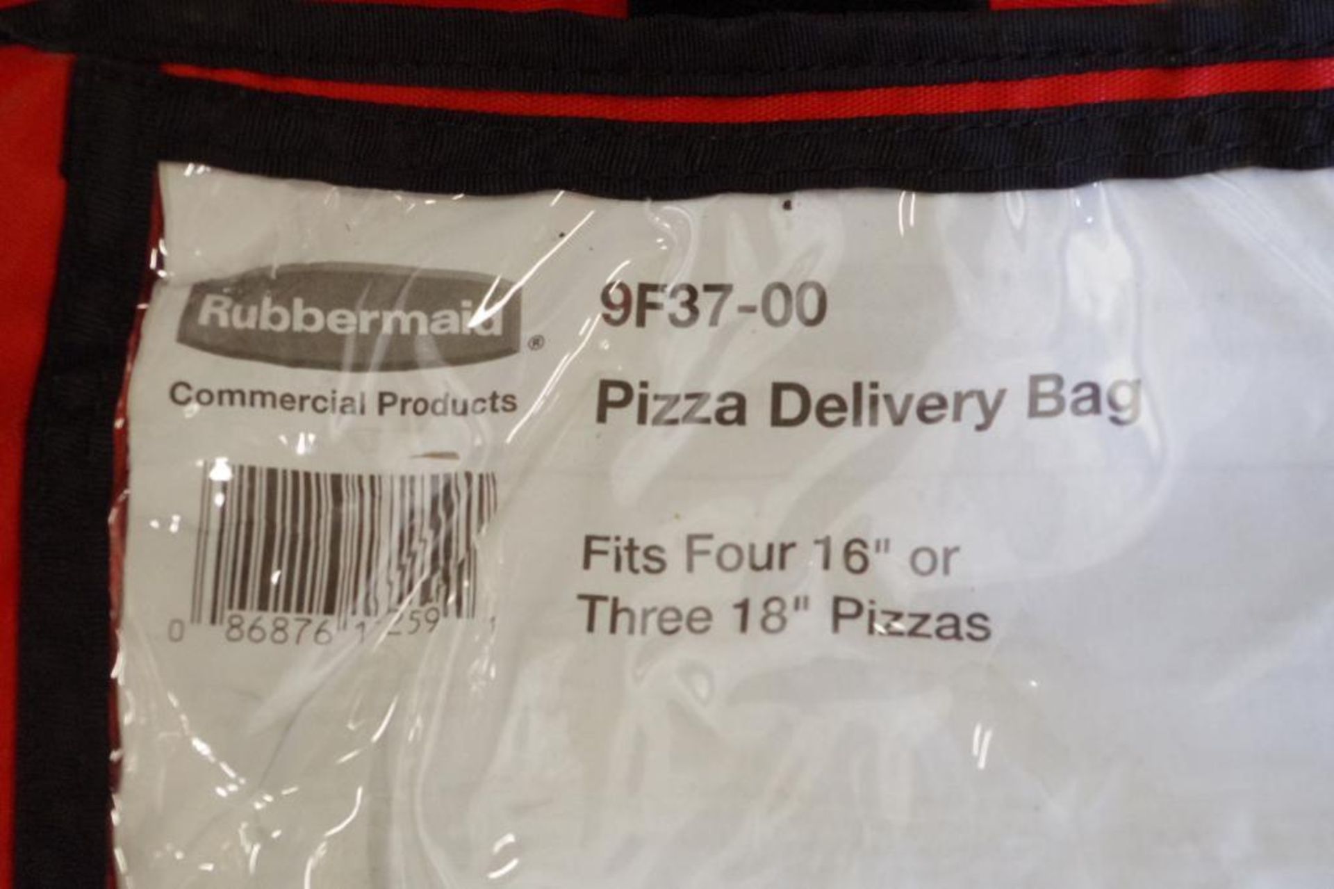 [2] RUBBERMAID Pizza Delivery Bags, Fits Four 16" or Three 18" Pizzas, M/N 9F37-00 - Image 5 of 5