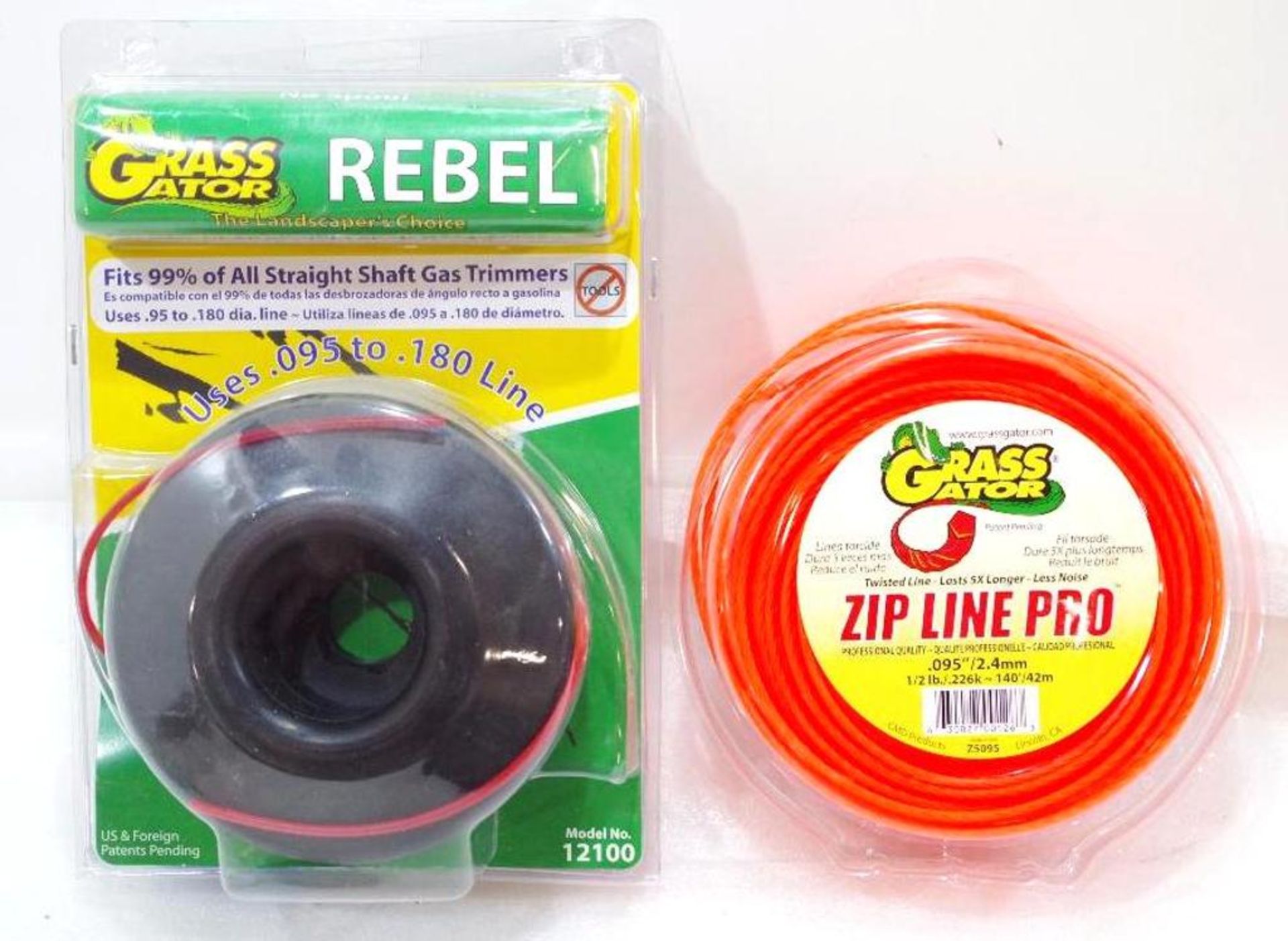 NEW GRASS GATOR Rebel Replacement Trimmer Head and 140' Coil .095" Zip Line Pro