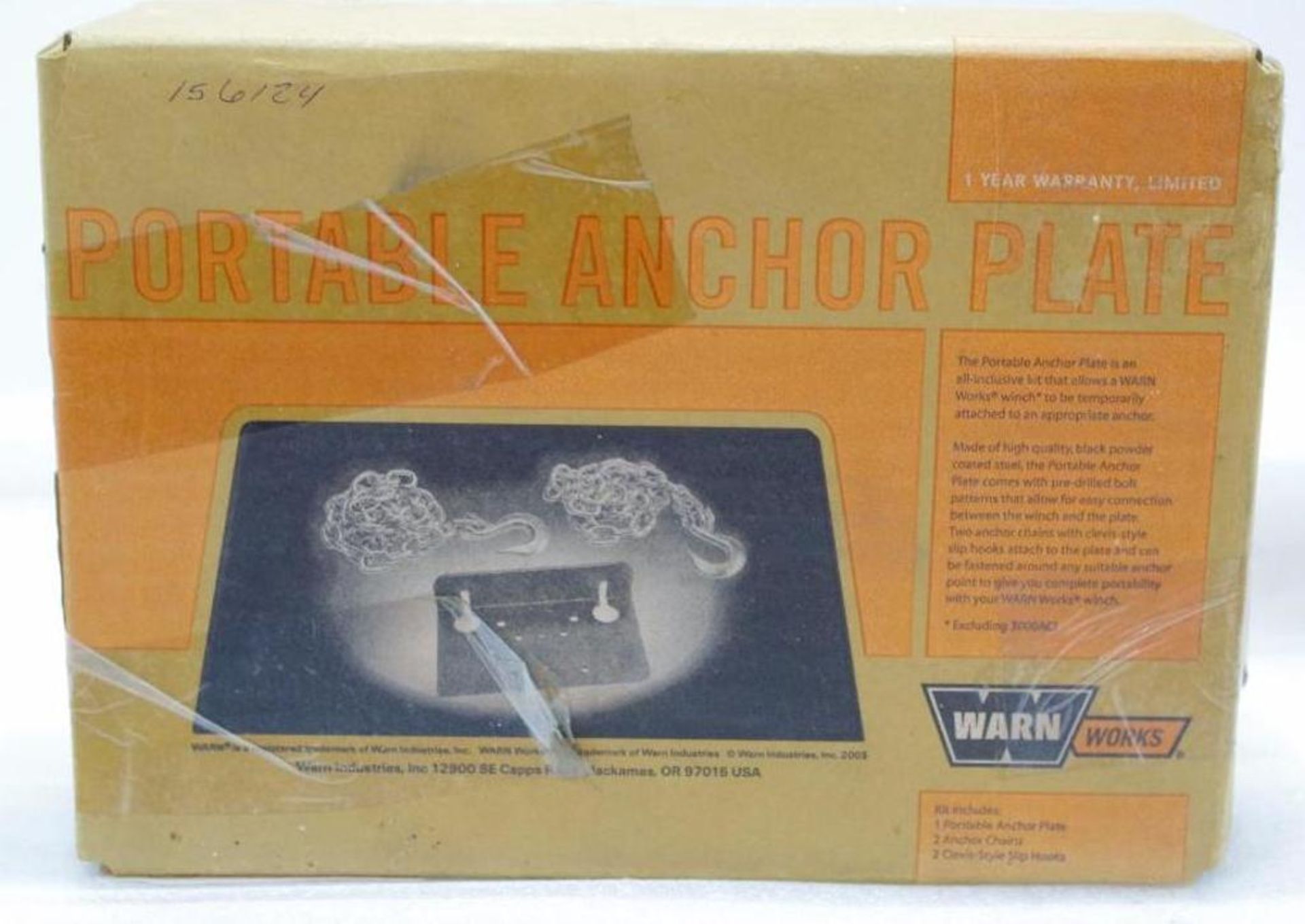 WARNWORKS Portable Anchor Plate Kit, M/N 70770