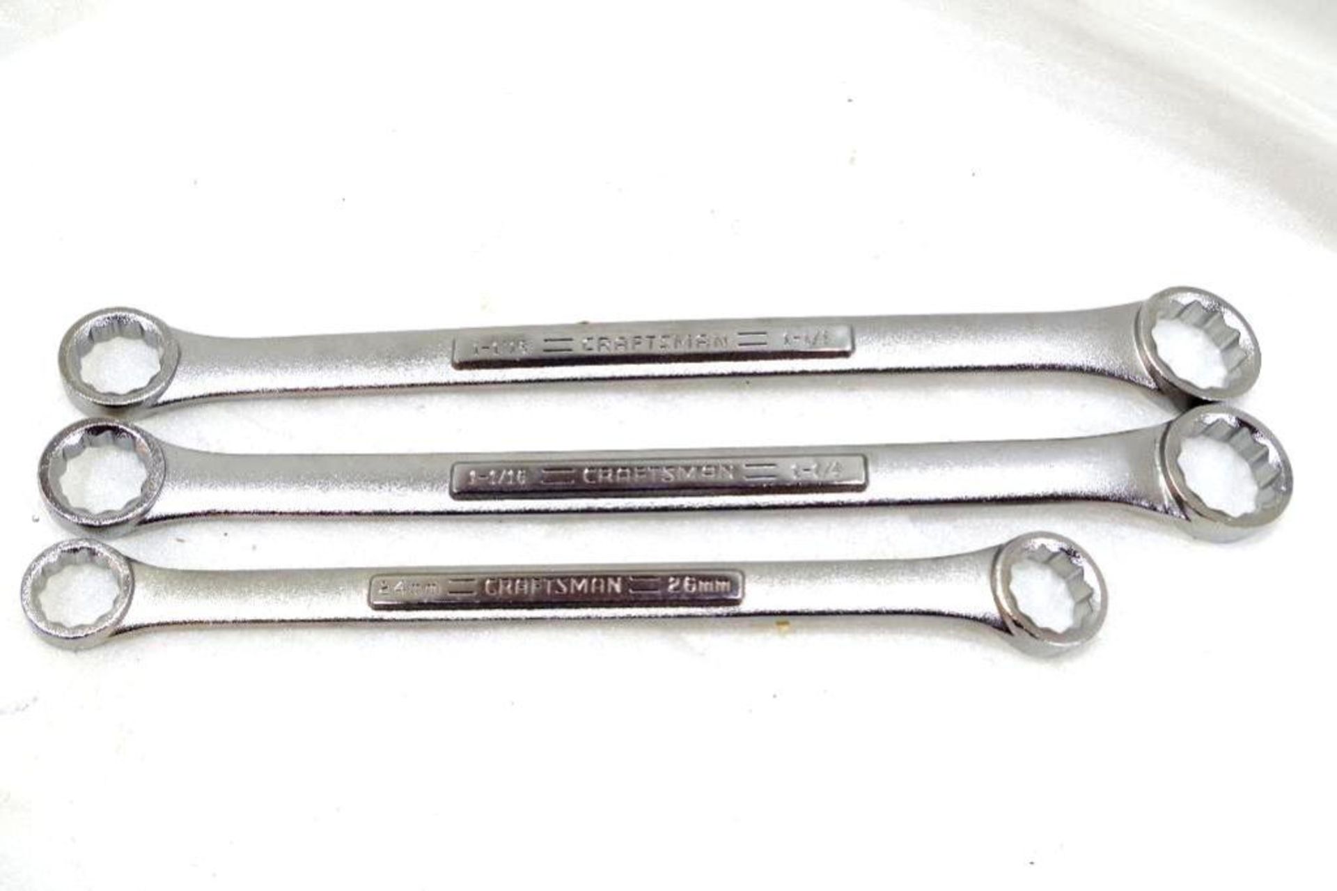 [3] NEW CRAFTSMAN Box-End Wrenches, Forged in USA - Image 2 of 2