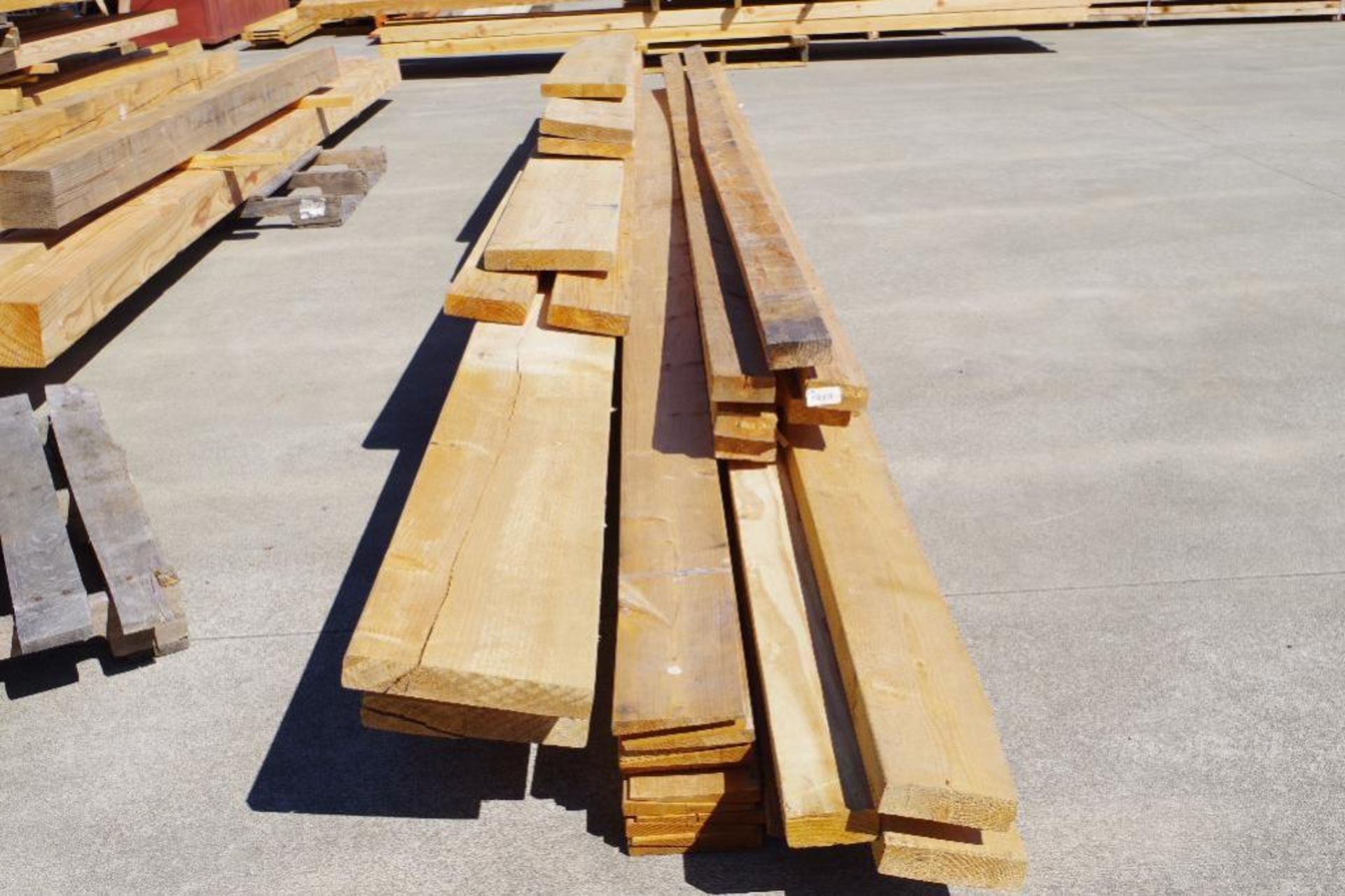 [QTY] Dimensional Lumber: 2x10s, 2x6s, 2x4s; Includes (12) 6" x 16' Cedar Bevel Siding Boards - Image 2 of 4