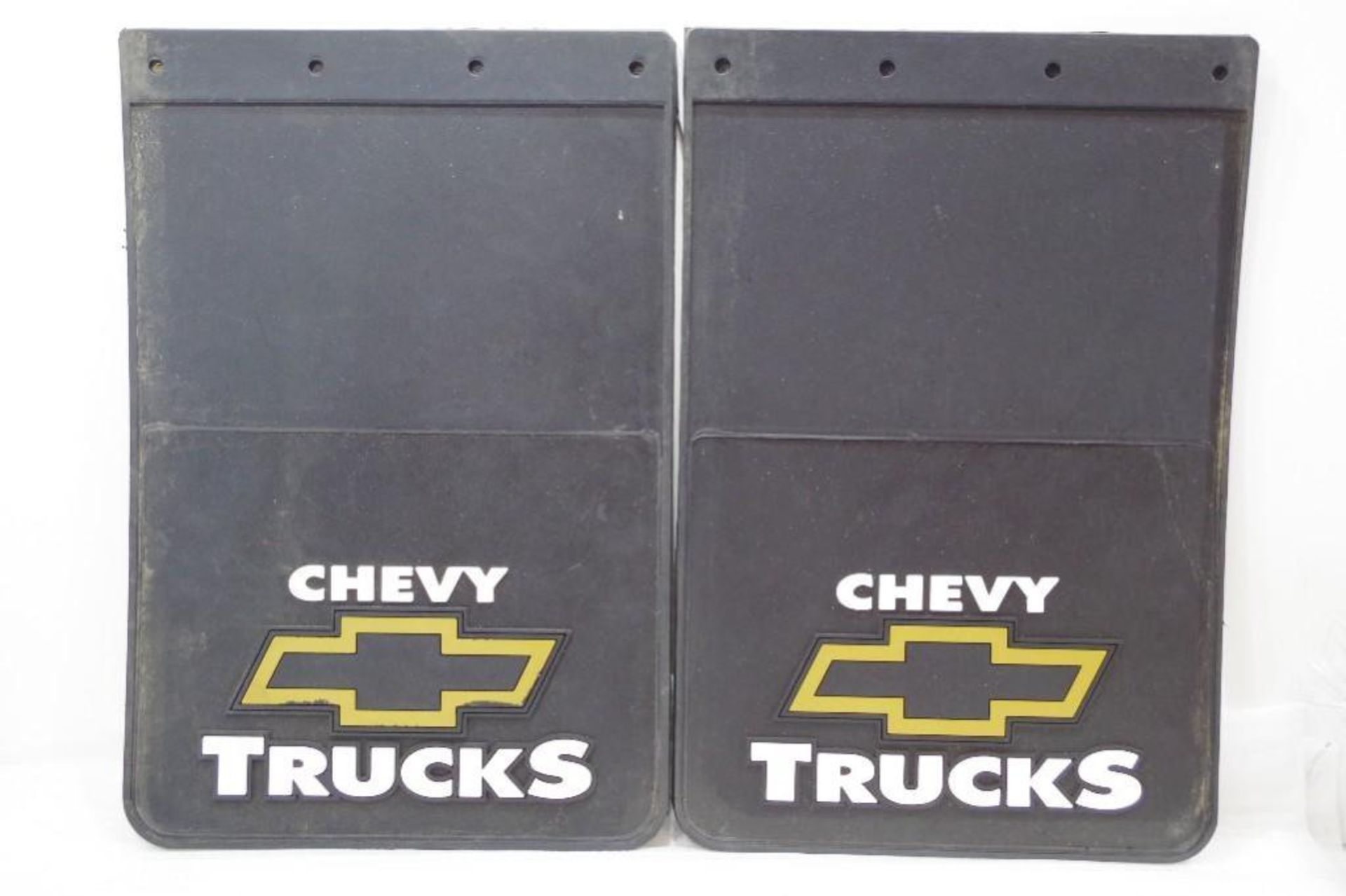[2] NOS "Chevy Trucks" Mud Flaps, 18" x 12"