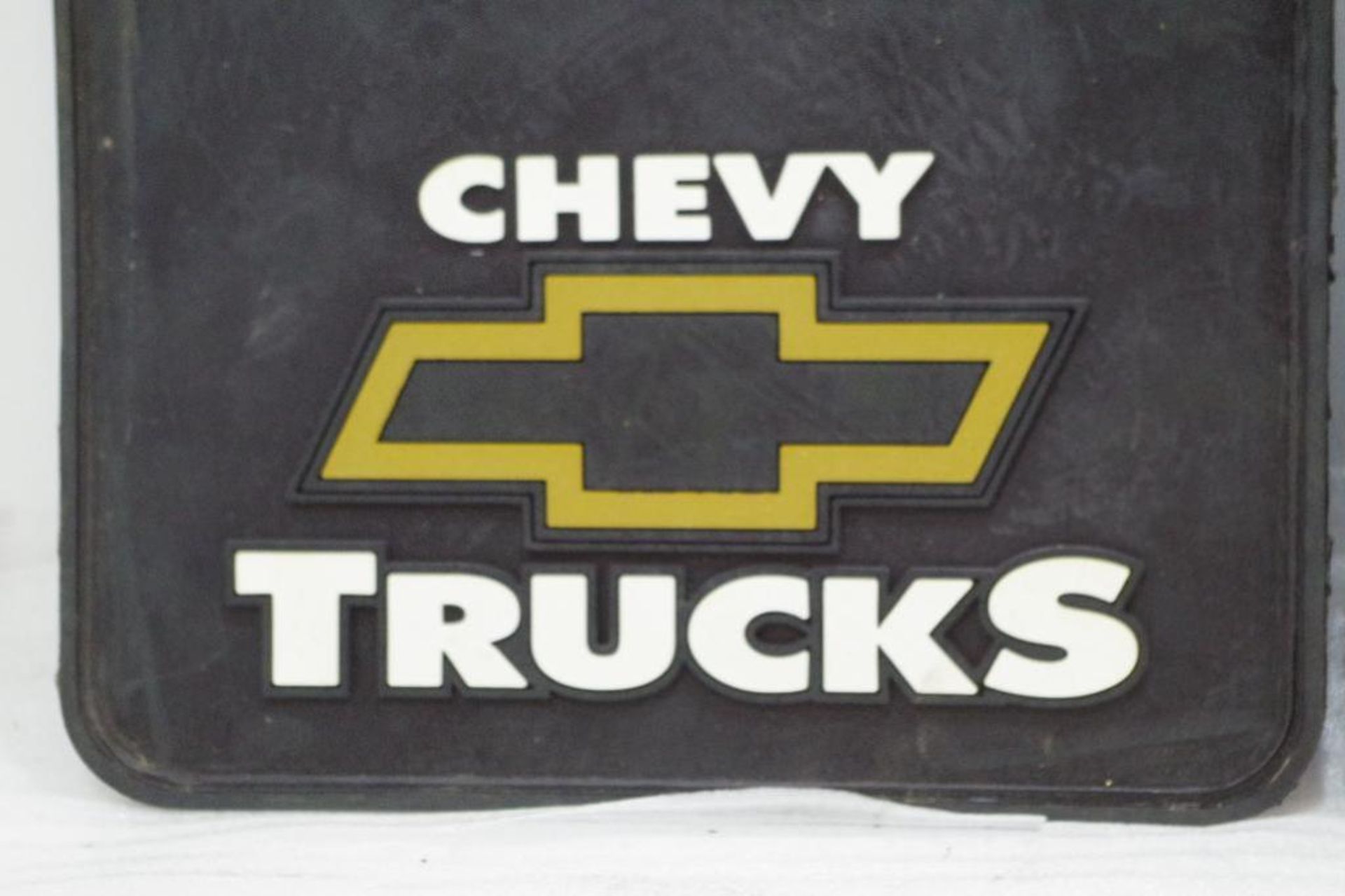 [2] NOS "Chevy Trucks" Mud Flaps, 18" x 12" - Image 2 of 2