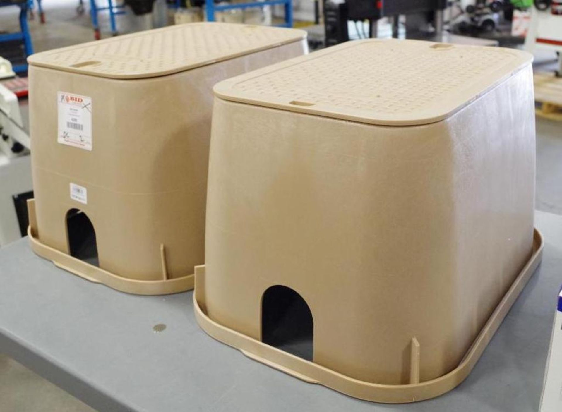 [2] NEW 14"x19" Sand Color Valve Boxes w/ OVP ICV - Image 3 of 3